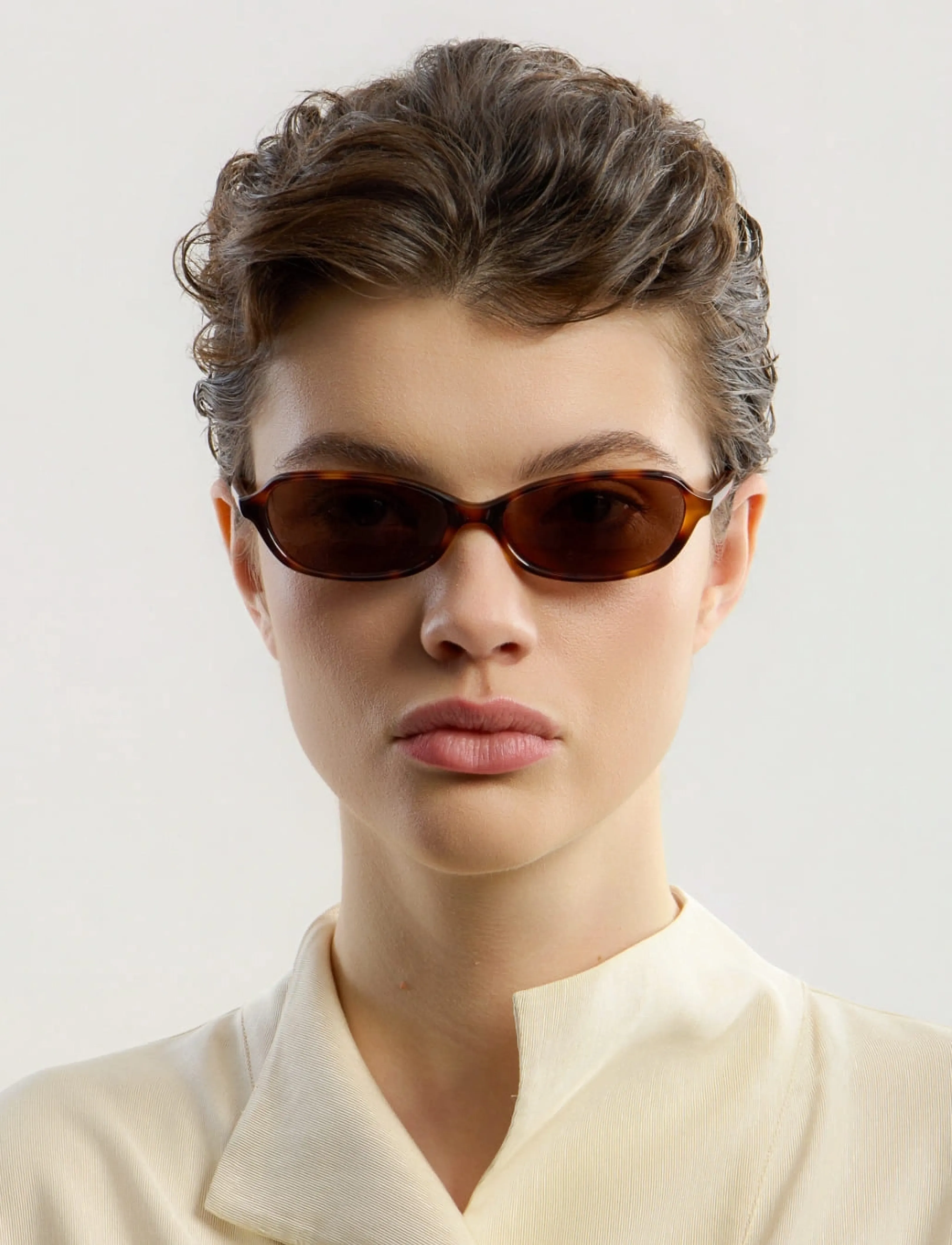 Corlin Eyewear Ana Tortoise Brown, ONE/SIZE, Brown, Solbriller > Katteøjesolbriller, Dame
