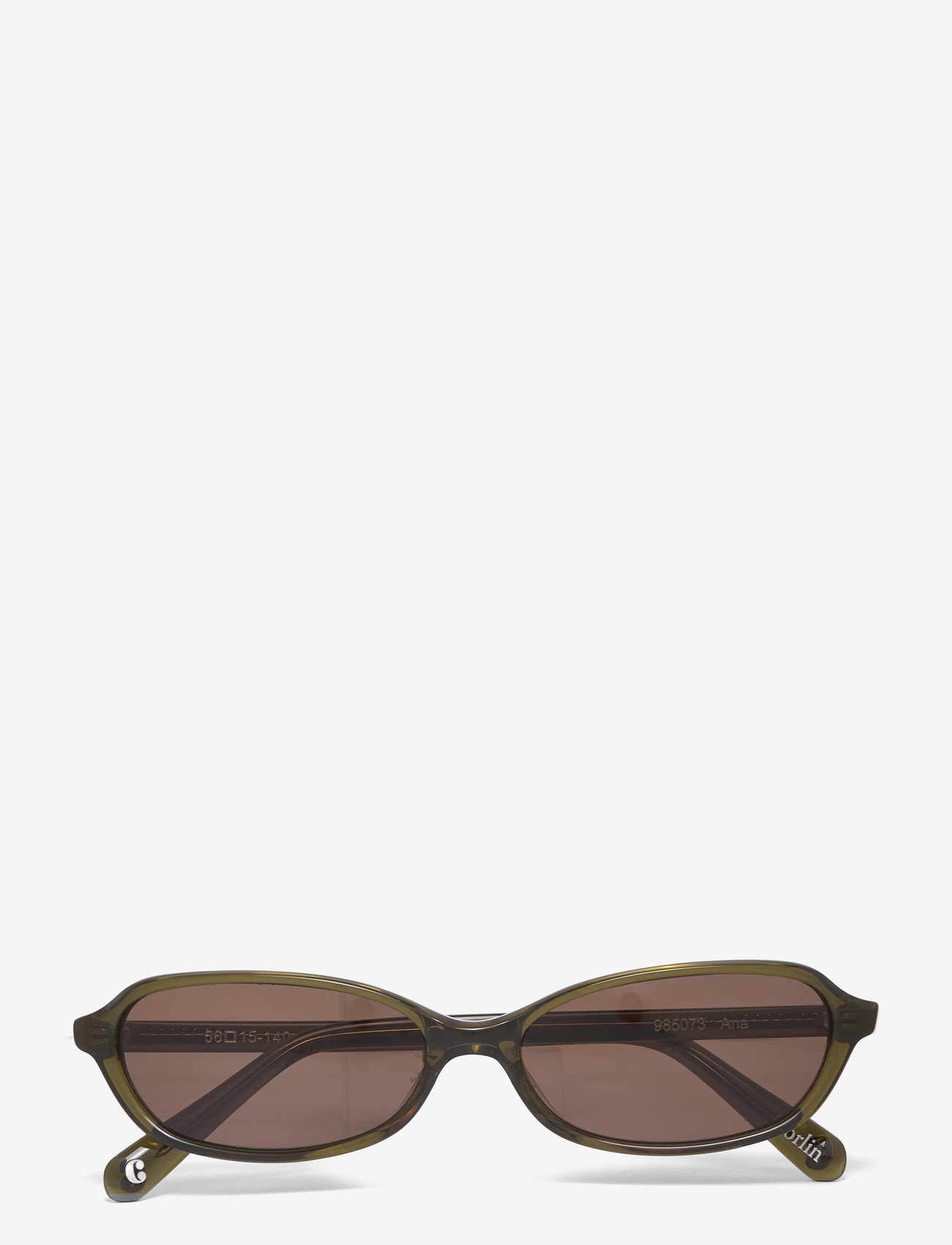 Corlin Eyewear - Ana Olive Brown - cateye solbriller - olive - 1