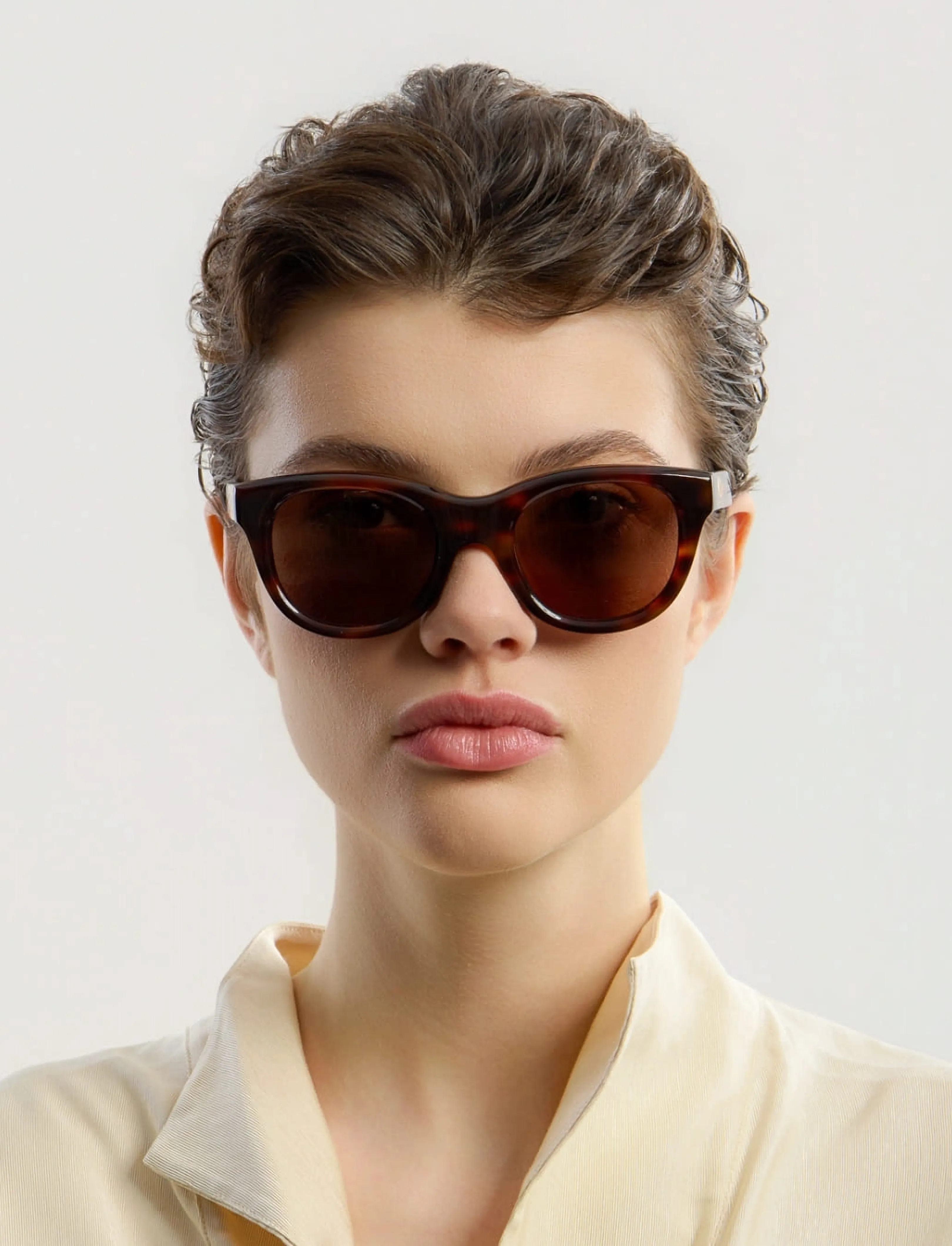 Corlin Eyewear Rey Tortoise Brown, ONE/SIZE, Brown, Solbriller > Solbriller Med Firkantet Stel, Dame