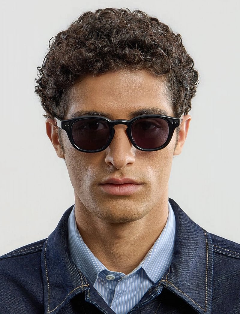 Corlin Eyewear - Idris Black Black - runde form - black - 0