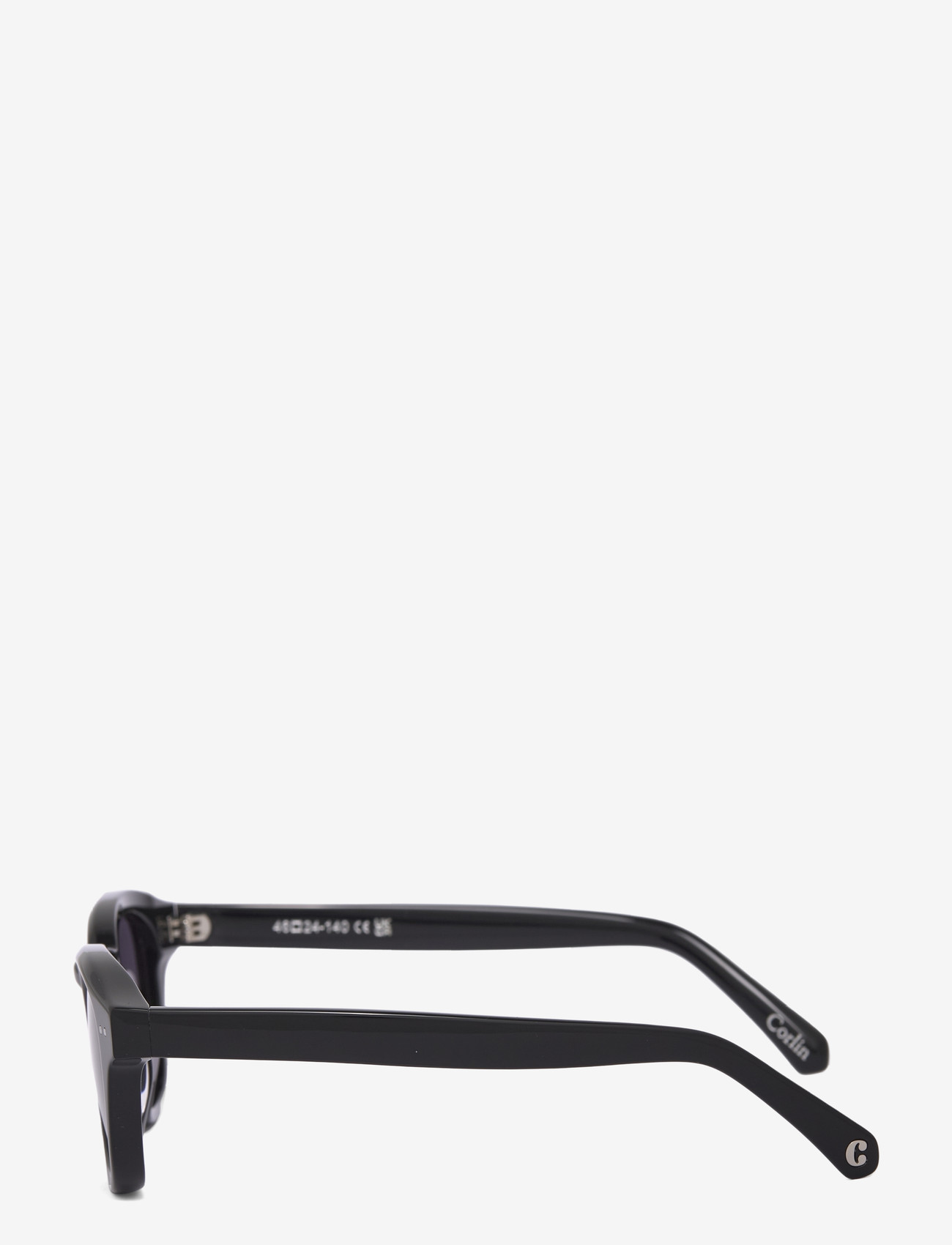 Corlin Eyewear - Idris Black Black - runde form - black - 3