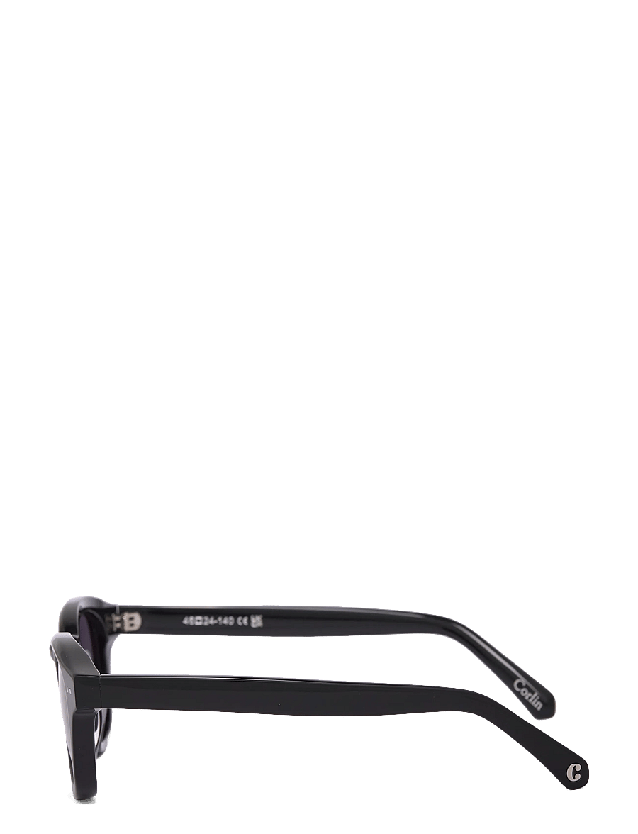 Corlin Eyewear - Idris Black Black - Ümmarguse raamiga - black - 3