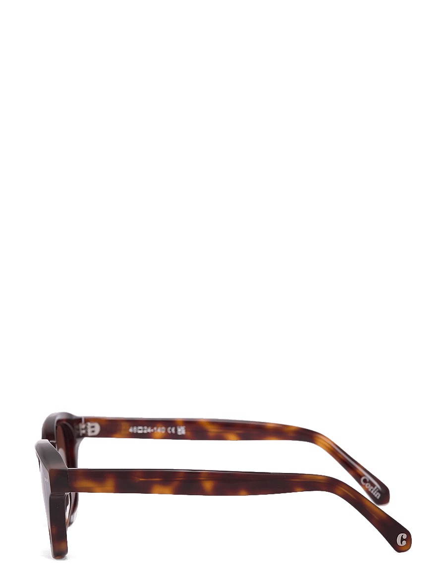 Corlin Eyewear - Idris Tortoise Brown - pyöreät aurinkolasit - tortoise - 3