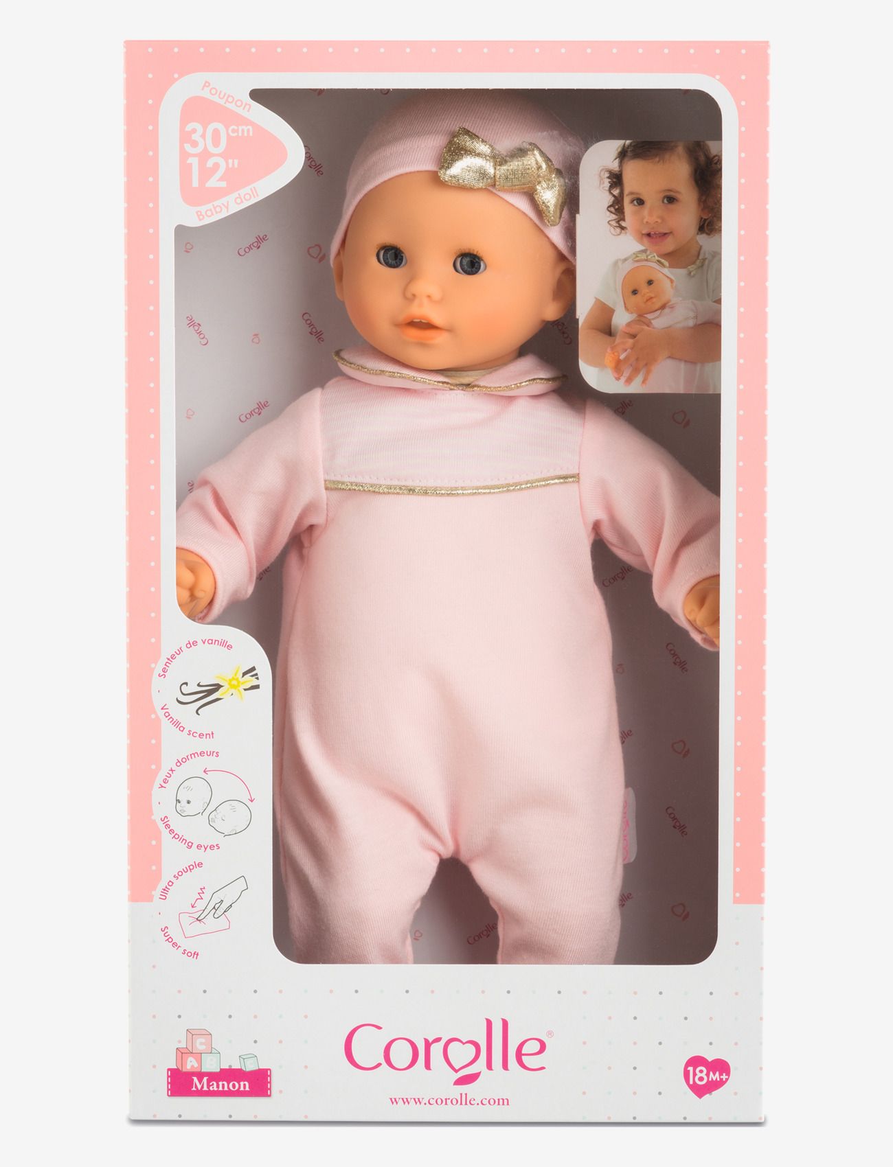 Corolle - Corolle Calin Doll Manon, 30cm - lowest prices - pink - 1