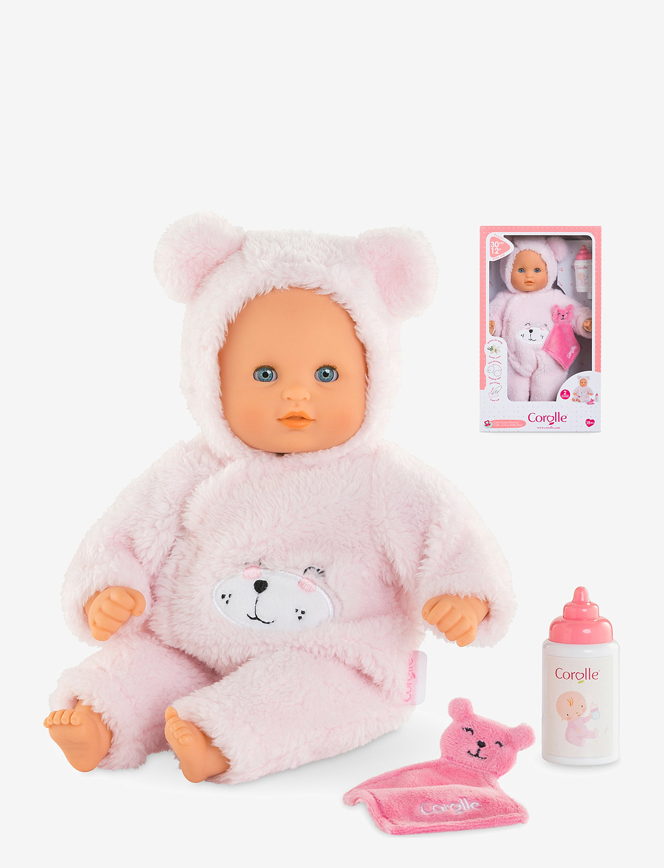 Corolle - Corolle Doll Loving Teddy Bear, 30 cm - nukud - pink - 3