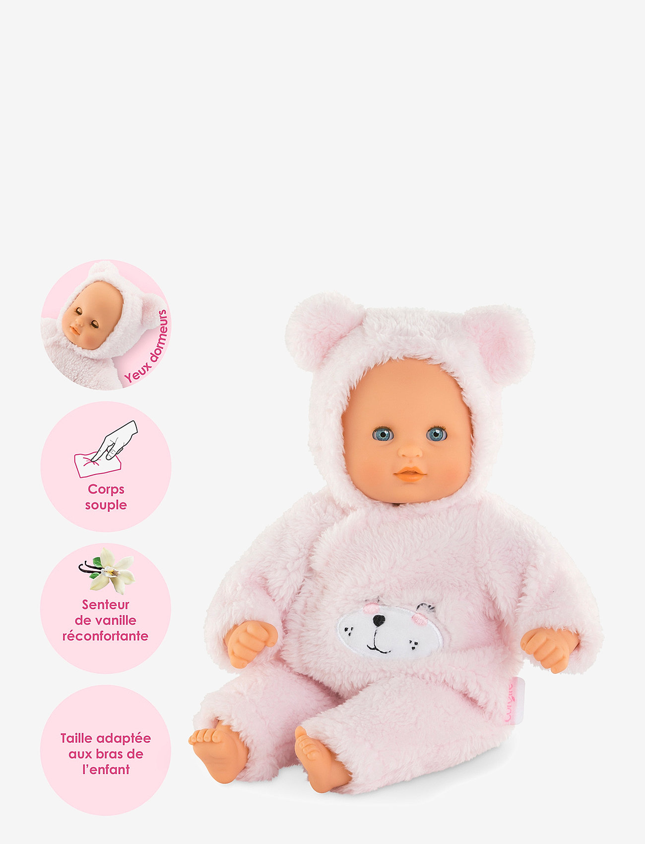 Corolle - Corolle Doll Loving Teddy Bear, 30 cm - nukud - pink - 4