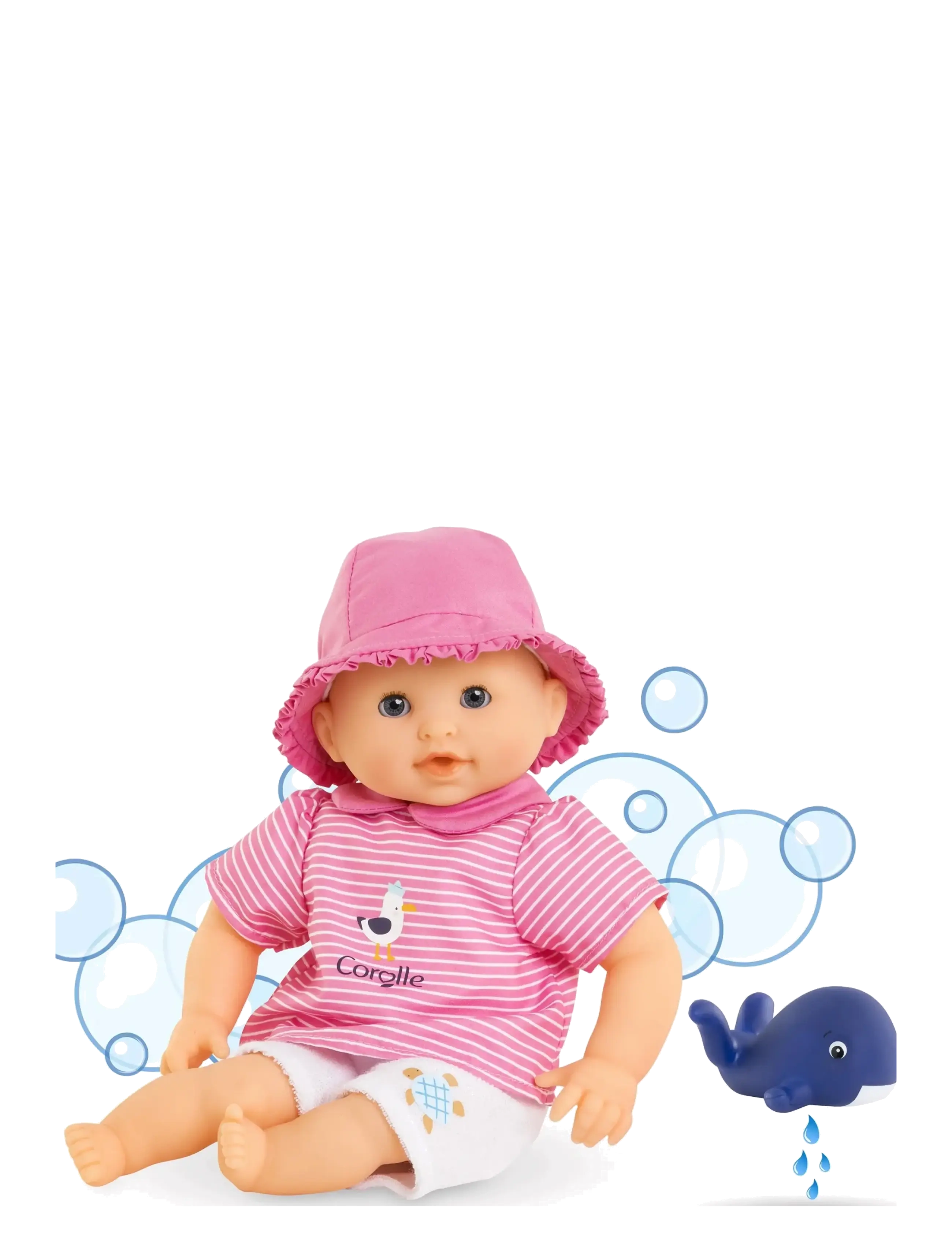 Corolle Corolle Doll Bath Océane, 30cm - Legetøj - MULTI COLOURED / pink/rose
