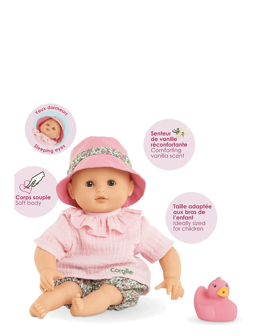 Corolle - Corolle Bath Doll Coralie, 30 cm - nukud - pink - 5