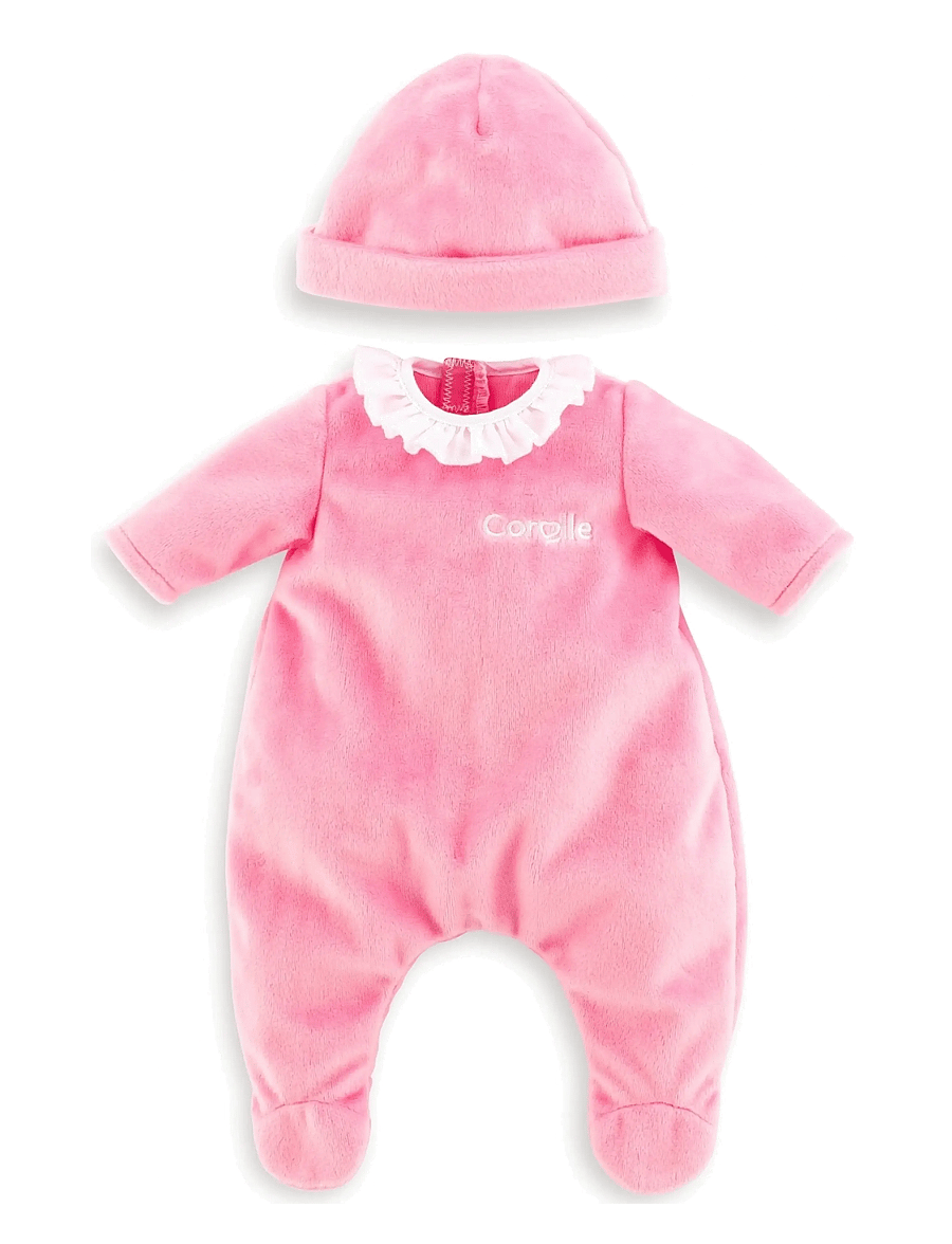 Corolle - Corolle Doll Clothes Pyjamas and Hat, 30 cm - puppenbekleidung - pink - 0