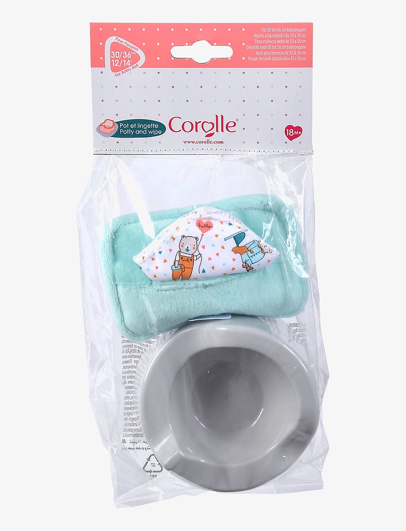 Corolle - Corolle Cor. MPP 12/14" Potty and Wipe - nukkude lisatarvikud - multi coloured - 4