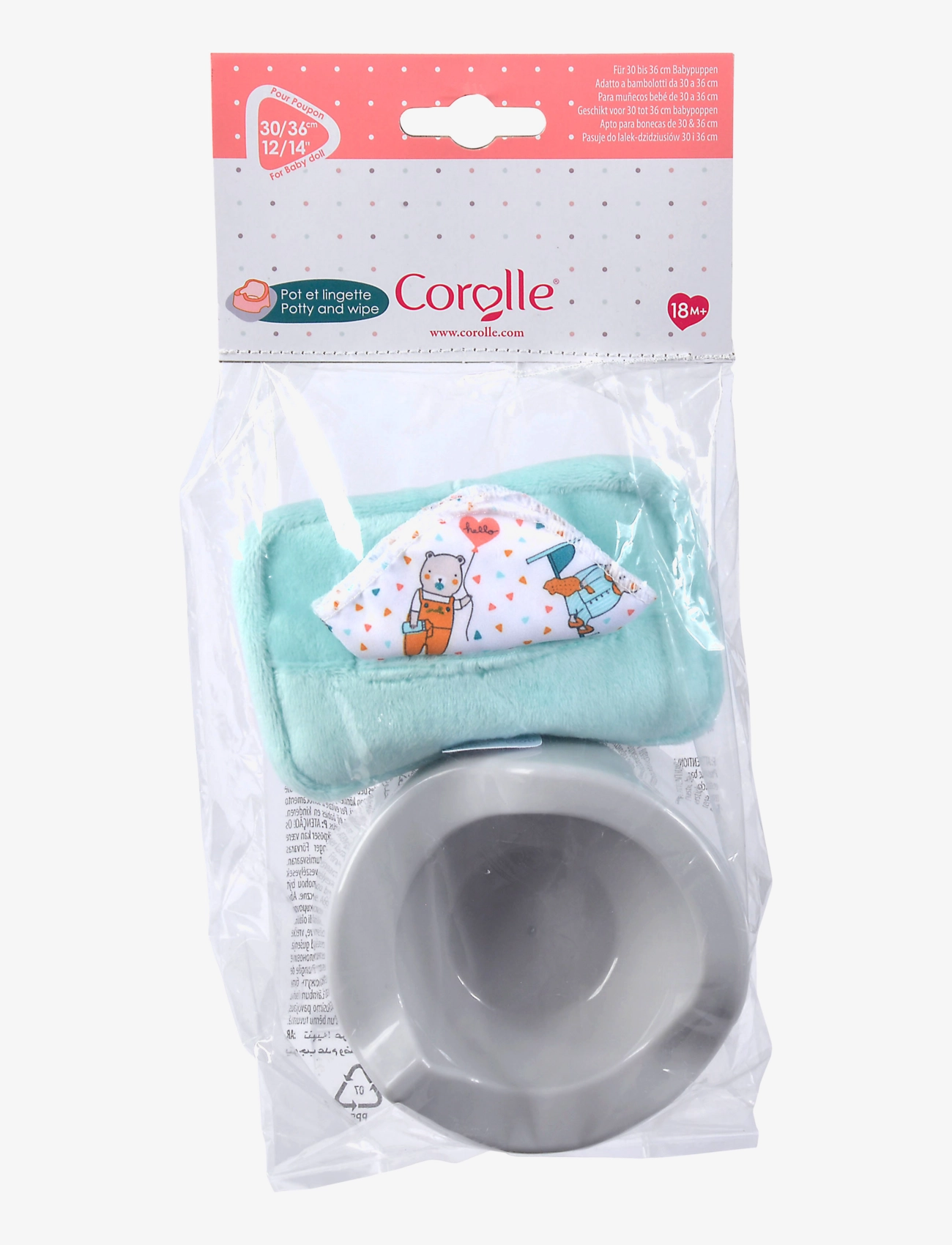 Corolle - Corolle Cor. MPP 12/14" Potty and Wipe - puppen-zubehör - multi coloured - 4