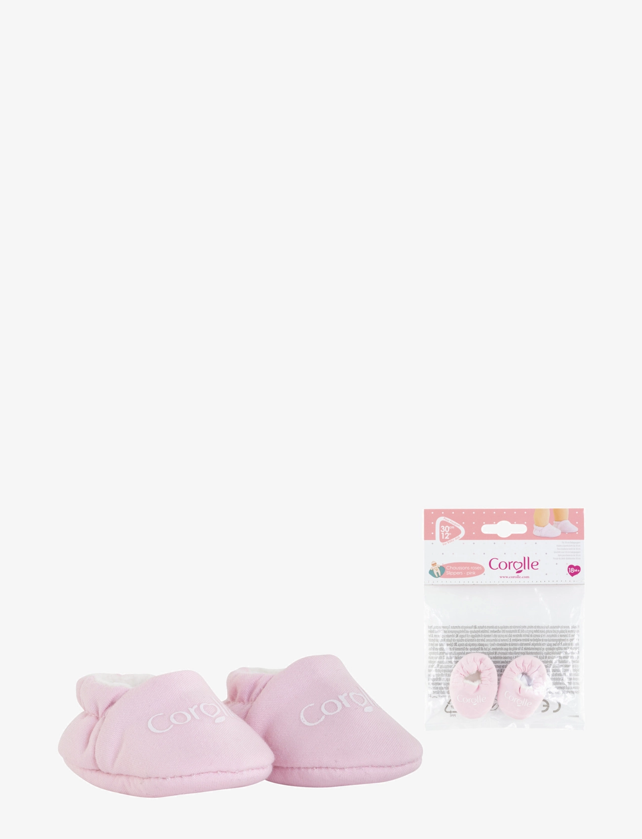 Corolle - Corolle Dockkläder, Tofflor, 30 cm - mažiausios kainos - pink - 1