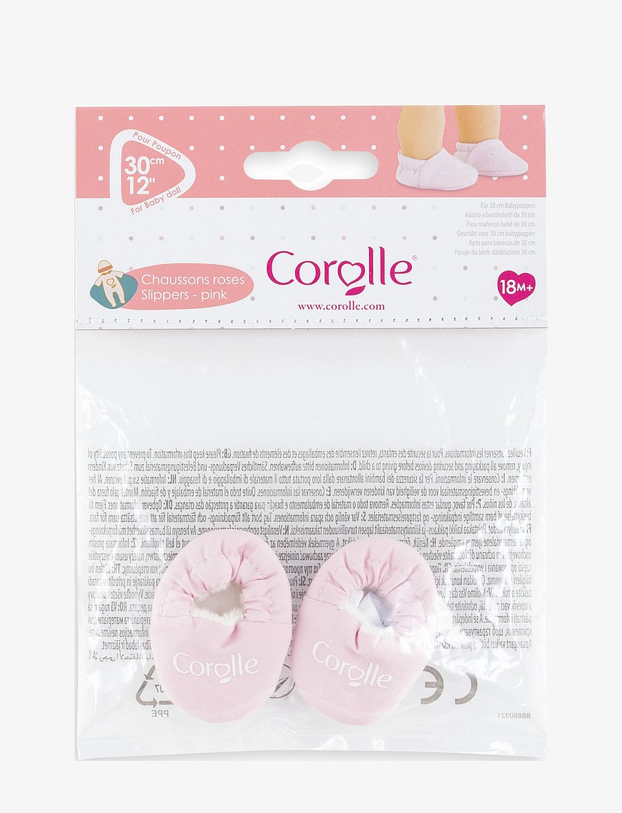 Corolle - Corolle Dockkläder, Tofflor, 30 cm - madalaimad hinnad - pink - 2