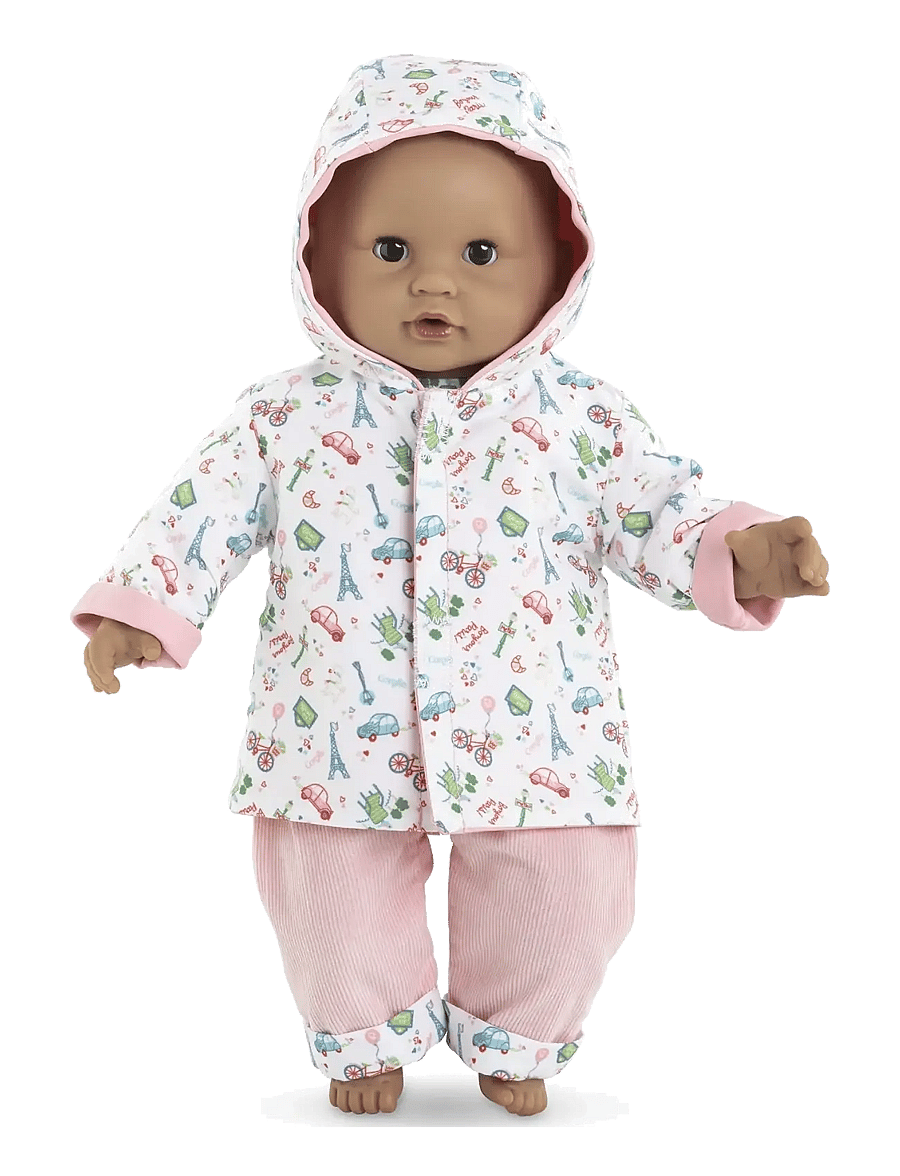 Corolle - Corolle Doll Clothes Reversible Raincoat, 30 cm - nuku riided - pink - 3