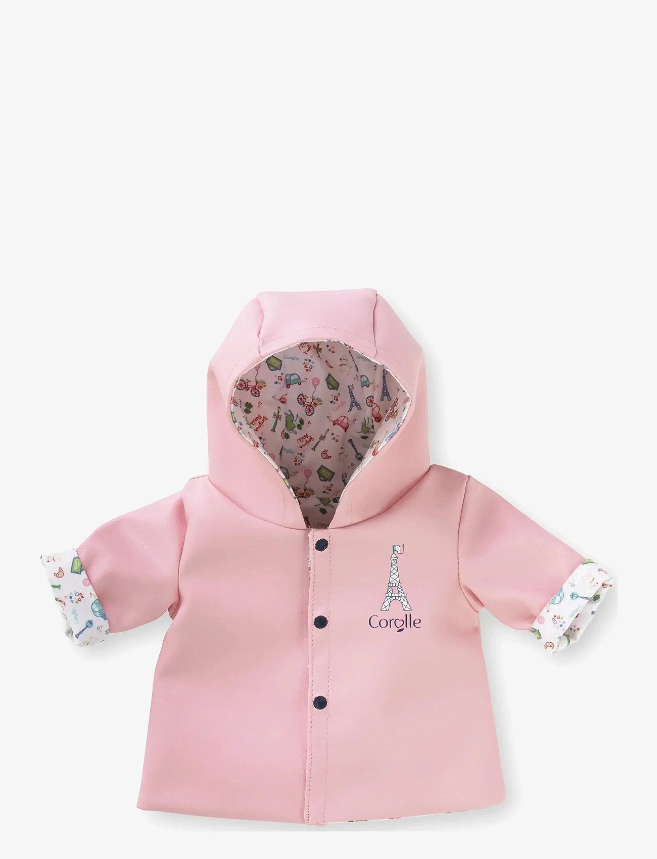 Corolle - Corolle Doll Clothes Reversible Raincoat, 30 cm - ubranka dla lalek - pink - 4