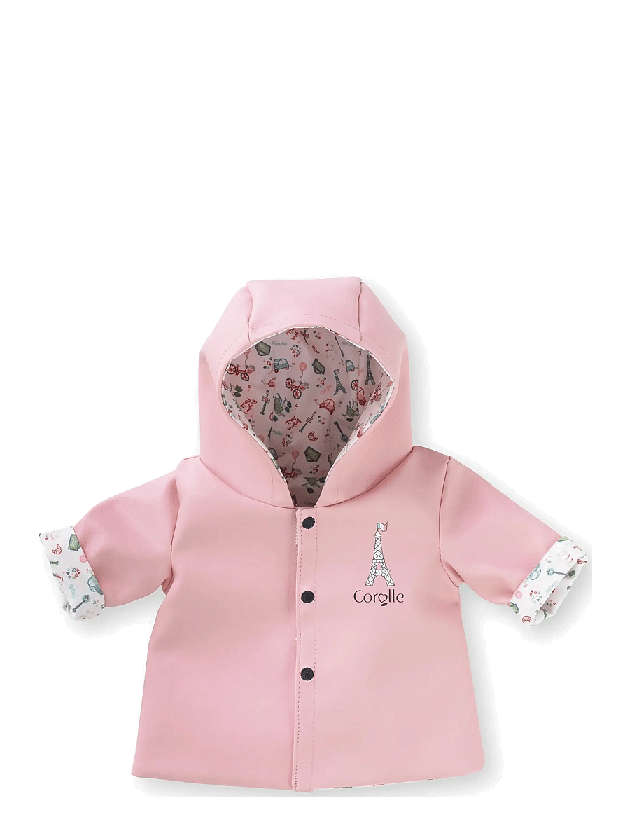 Corolle - Corolle Doll Clothes Reversible Raincoat, 30 cm - nuku riided - pink - 4