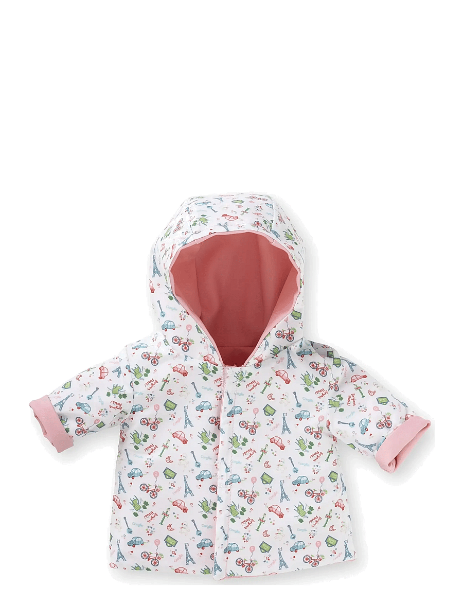 Corolle - Corolle Doll Clothes Reversible Raincoat, 30 cm - nuku riided - pink - 5