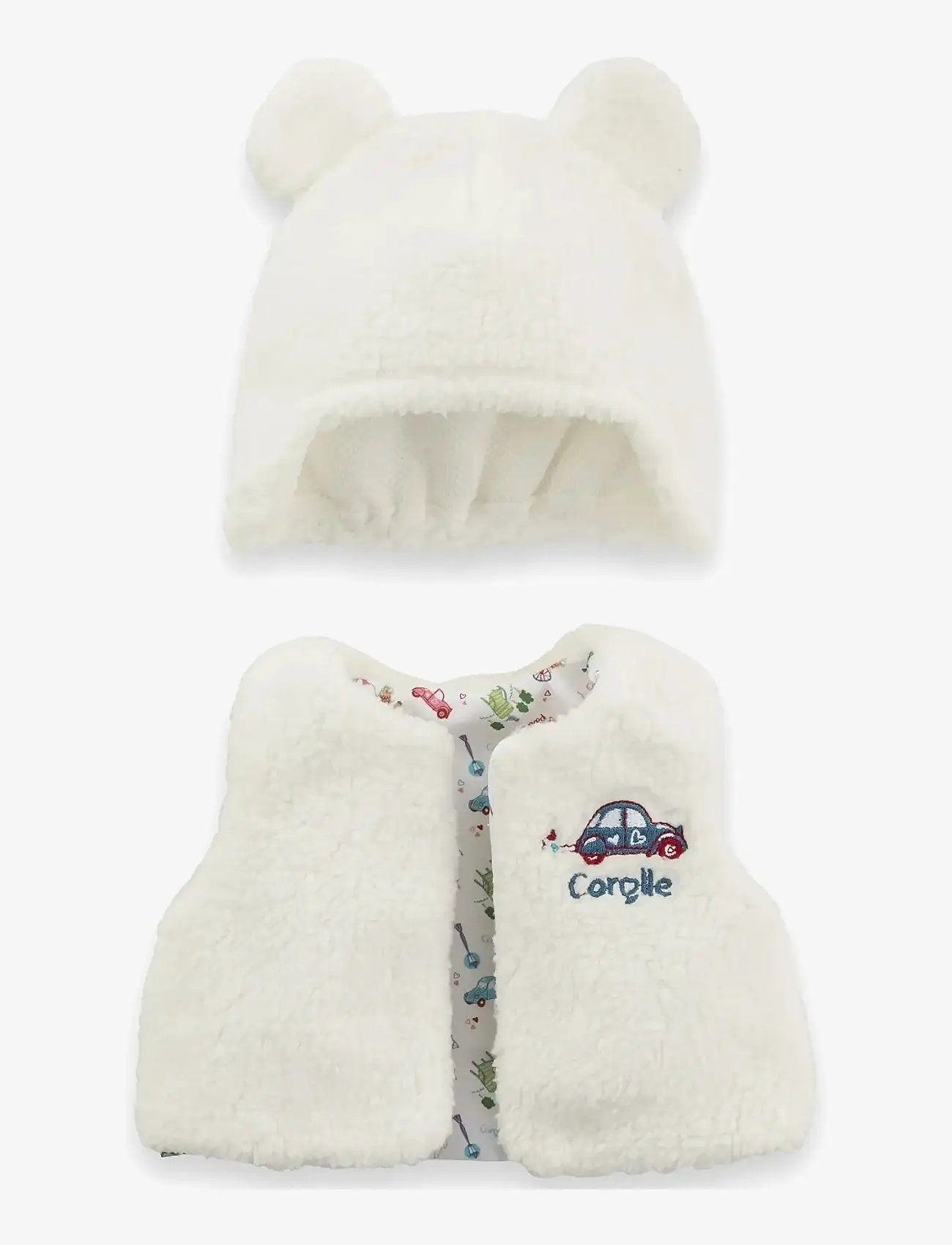 Corolle - Corolle Doll Clothes Hat and Vest, 30 cm - puppenbekleidung - ecru - 3