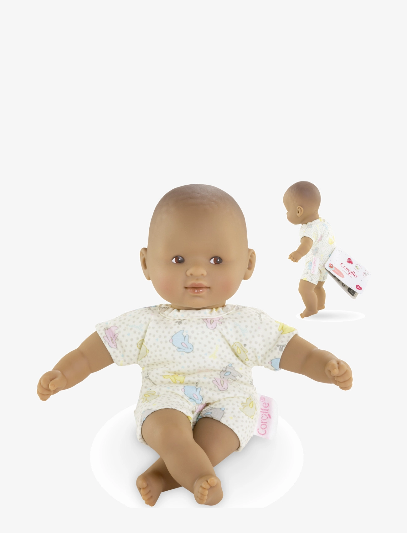 Corolle - Corolle Mini Calin Docka, Brunögd, 20 cm - lėlės - multi coloured - 2