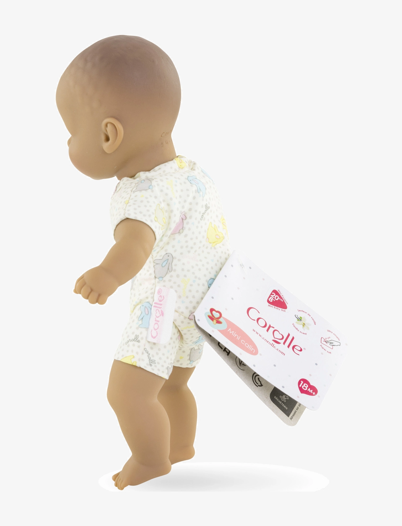 Corolle - Corolle Mini Calin Docka, Brunögd, 20 cm - lėlės - multi coloured - 5