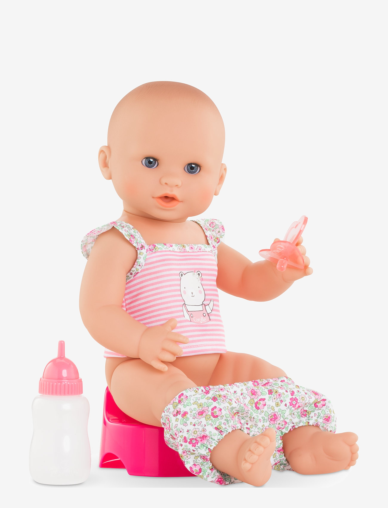 Corolle - Corolle MGP Emma drink-and-wet BB - dukker - pink - 4