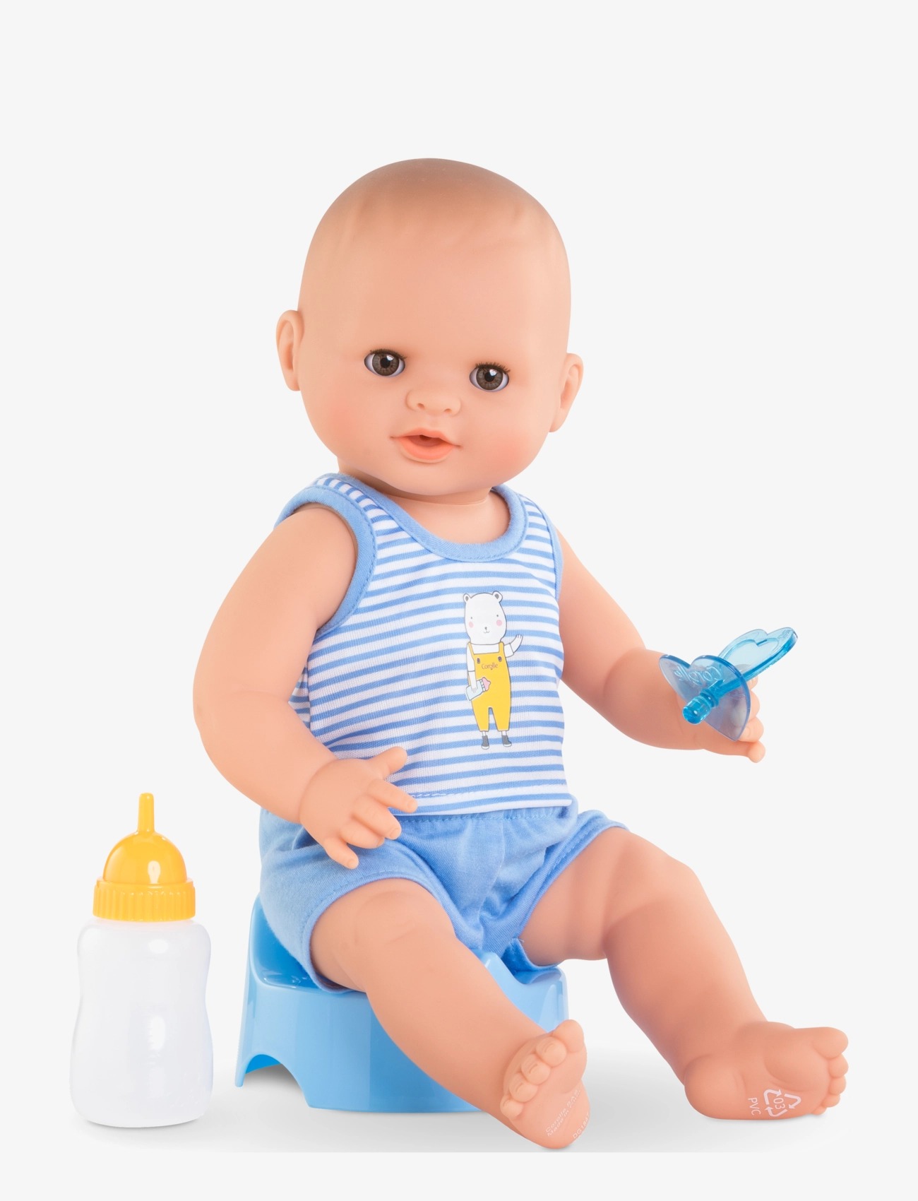 Corolle Mgp Paul Drink-And-Wet Bb, One Size, Dolls & Accessories, Mehrfarbig/gemustert - Dolls, Kinder