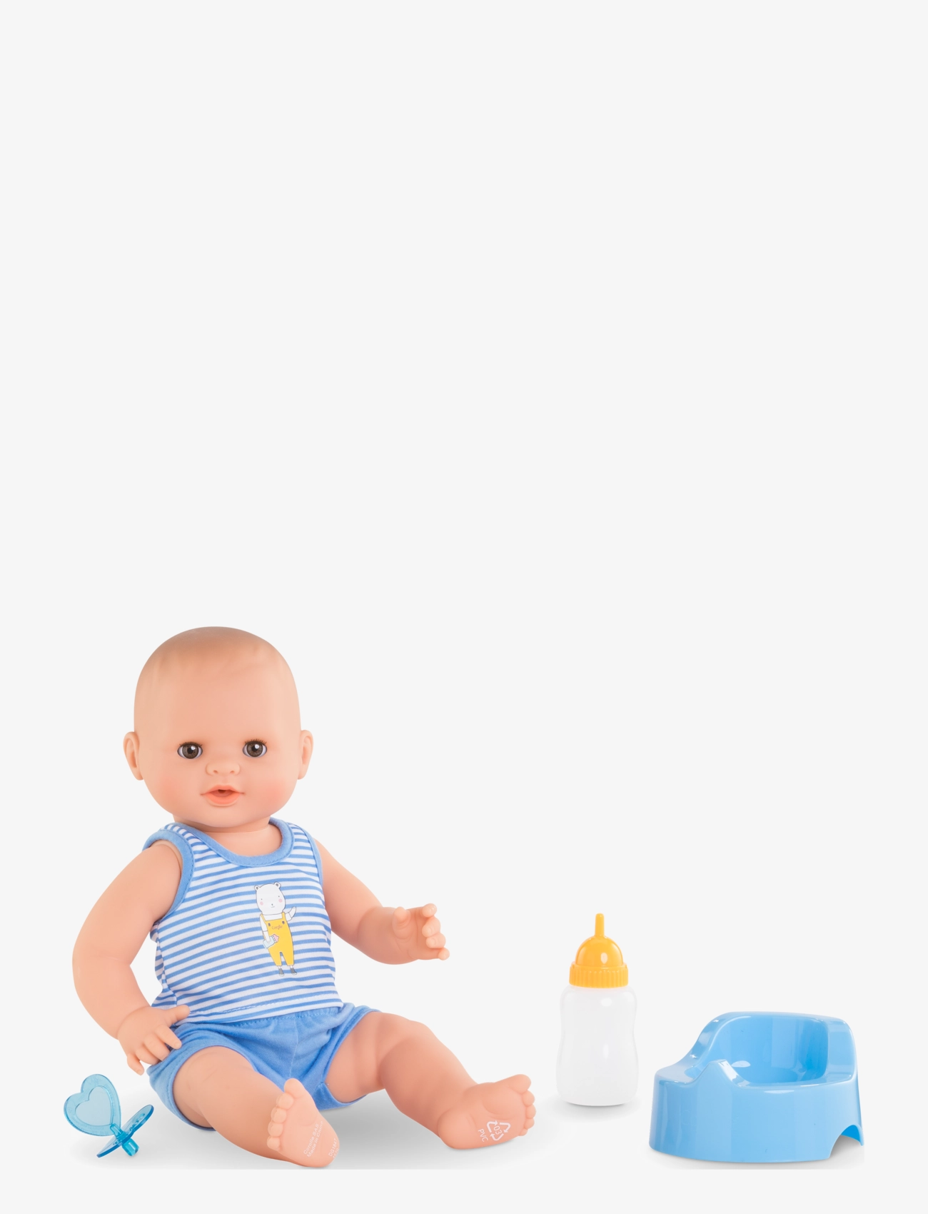 Corolle - Corolle Äta Väta Pojkdocka Paul, 36 cm - dockor - blue - 2