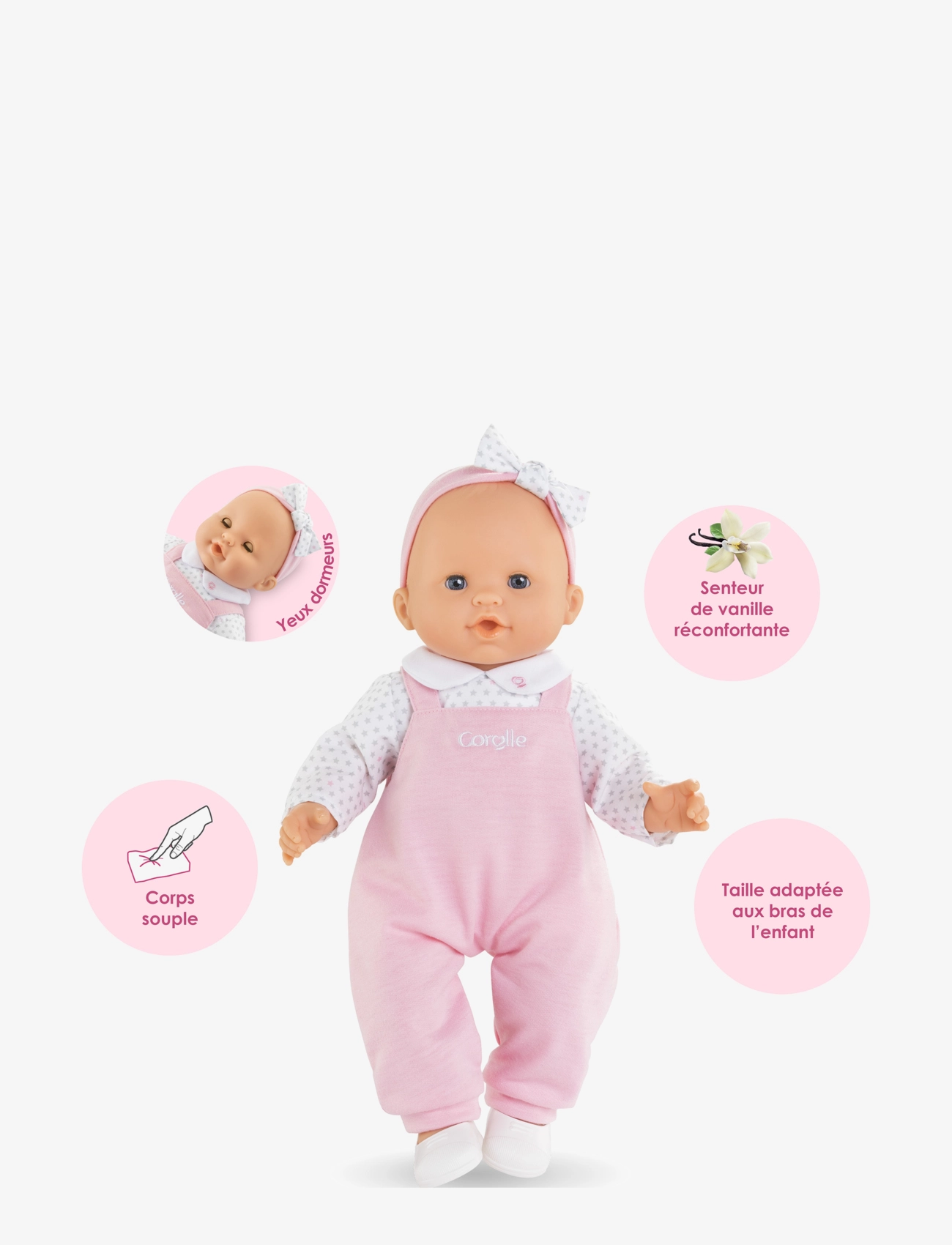 Corolle - Corolle Doll Lise, 36 cm - poppen - pink - 4
