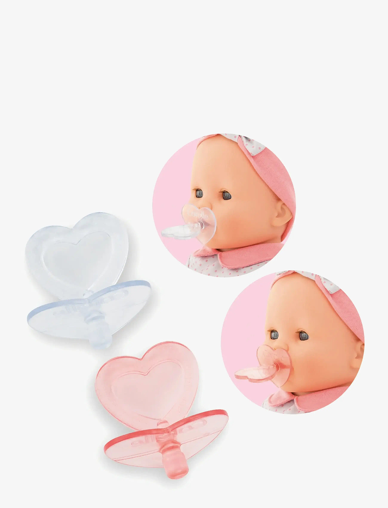 Corolle - Corolle Doll Accessories 2 Pacifiers - dolls accessories - pink - 3