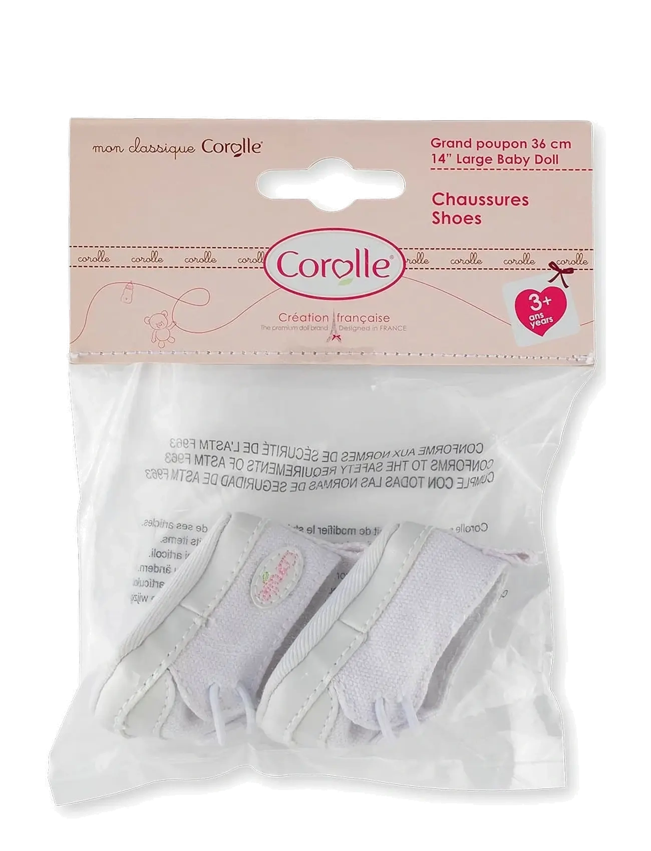 Corolle - Corolle Doll Accessories White Sneakers - dukketilbehør - multicoloured - 1