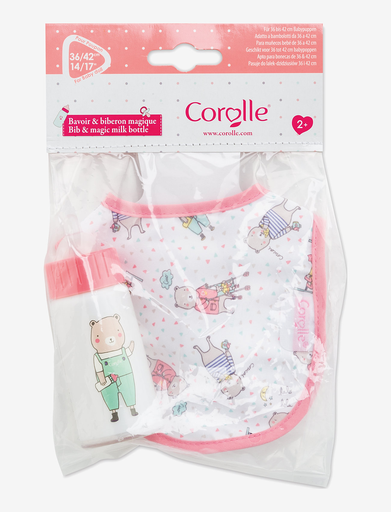 Corolle - Corolle Docktillbehör Haklapp + Nappflaska - docktillbehör - multi coloured - 2