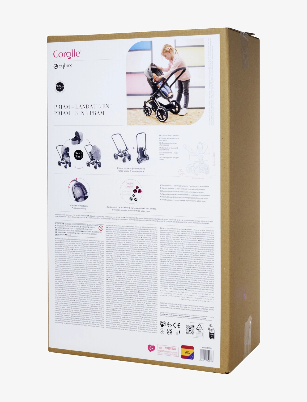 Corolle - Corolle MGP 14-17" Cybex 3in1 Pram - multi coloured - 2