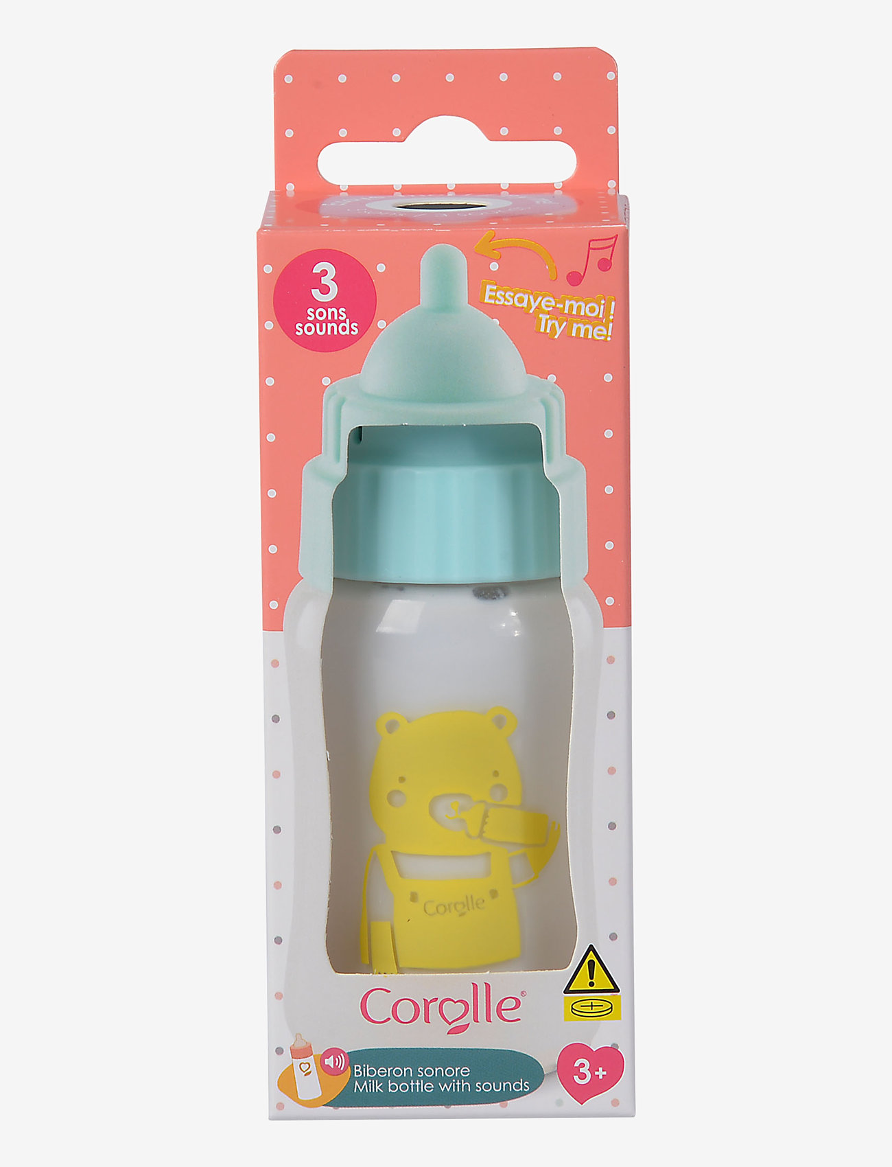 Corolle - Corolle MGP 14" Milk Bottle w/Sound - dukketilbehør - pink - 4