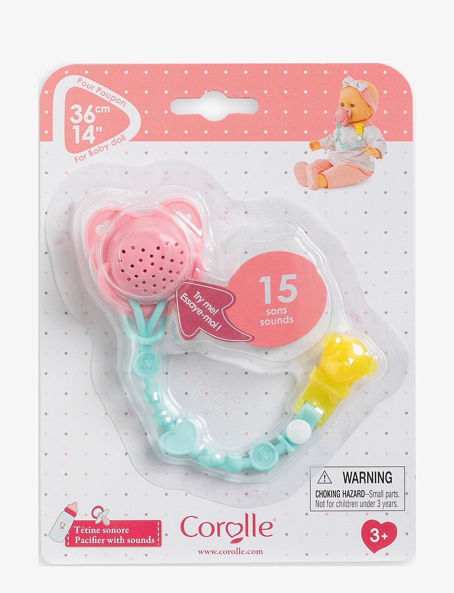 Corolle - Corolle MGP 14" Pacifier with Sound - madalaimad hinnad - pink - 2