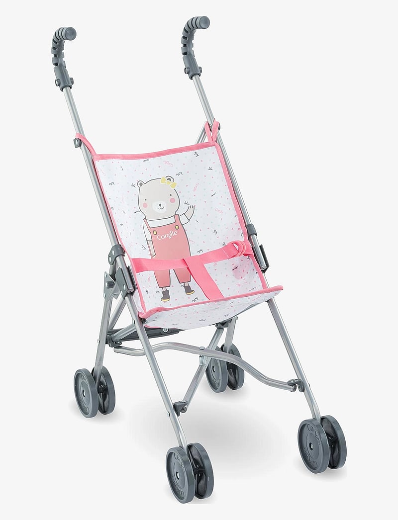 Corolle - Corolle Umbrella Stroller, Pink - nukukärud - pink - 1