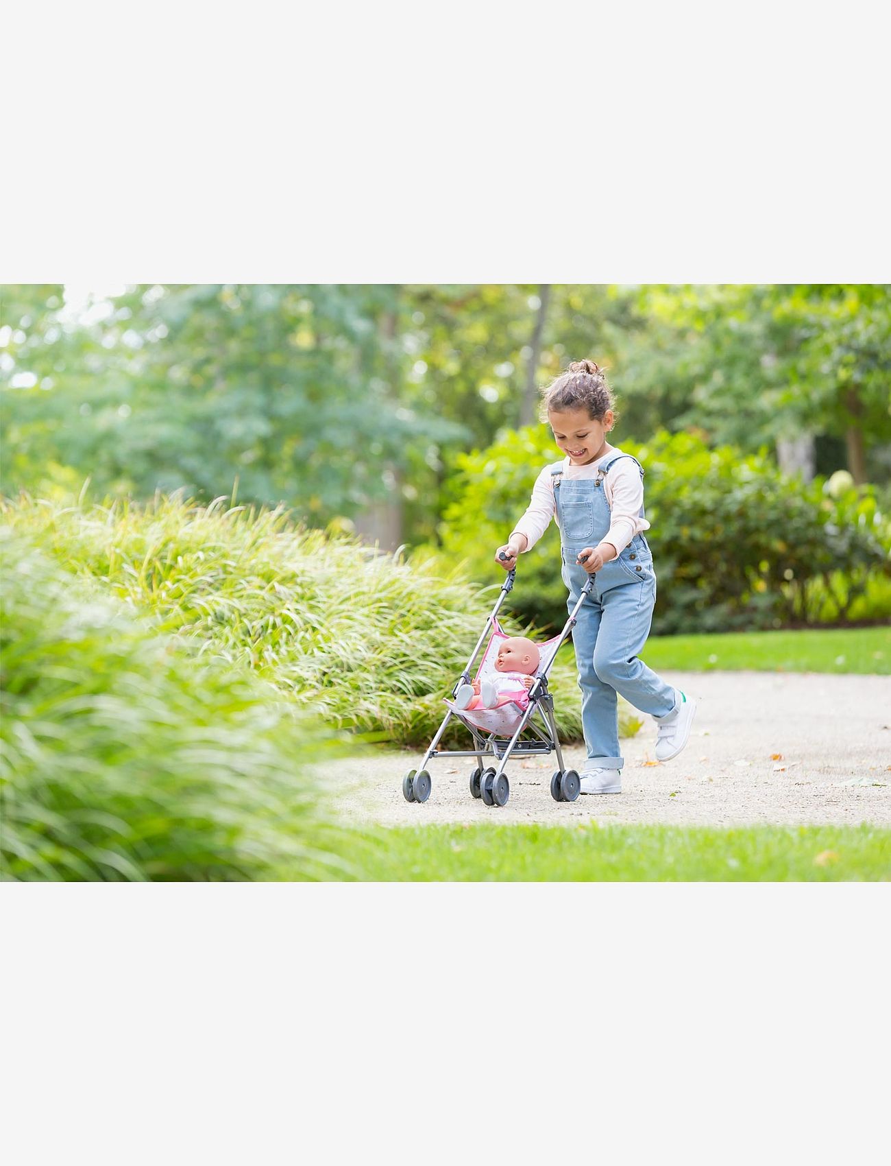 Corolle - Corolle Umbrella Stroller, Pink - wózki dla lalek - pink - 5