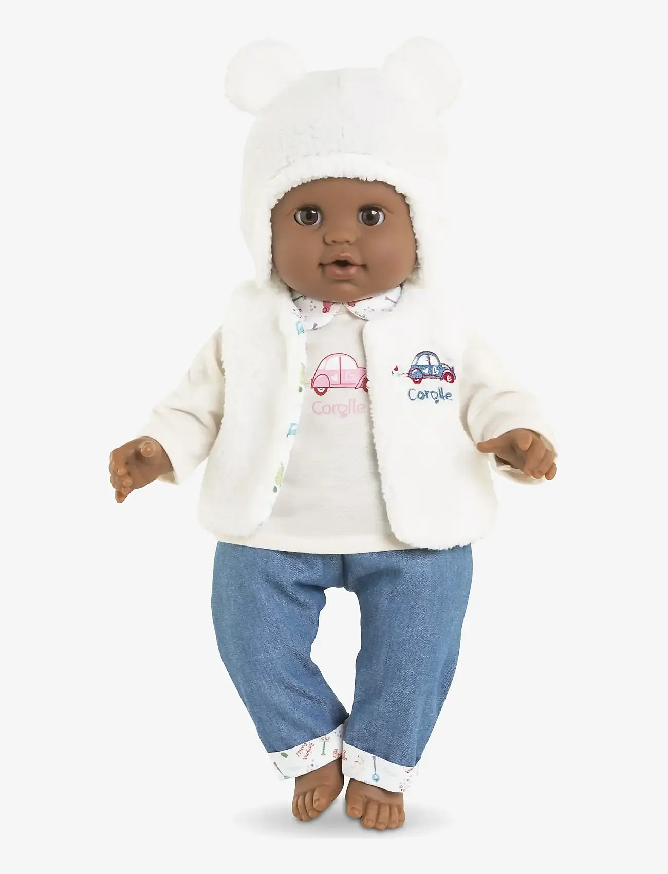 Corolle - Corolle Doll Clothes Hat and Vest, 36 cm - doll clothes - blue - 1