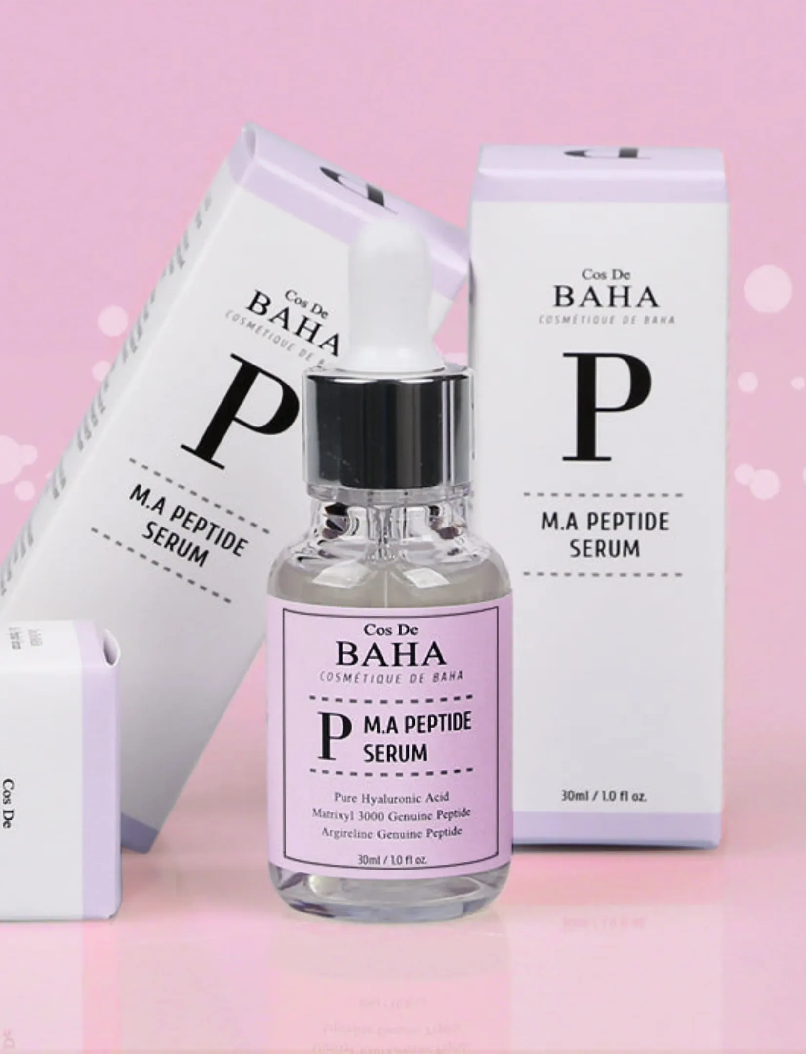 Cos de BAHA Cos De Baha - Matrixyl 3000 Argireline Peptide Serum (30ml), 30 ml, Nude, Ansigt > Serum, Dame