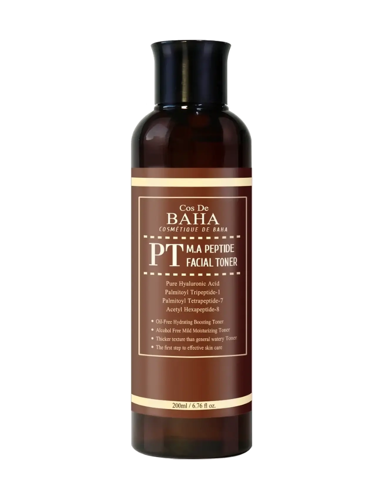 Cos de BAHA - Peptide Toner (Pt) (200Ml.), Hydrating Toner, Nude, Str: 30 ML