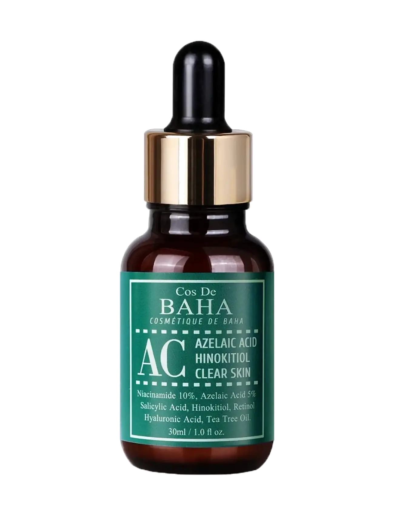 Cos de BAHA Cos de BAHA - Niacinamide10% Azelaic Acid 5% Clear Skin Serum (AC) (30ml.) - Nyheter - CLEAR / undefined