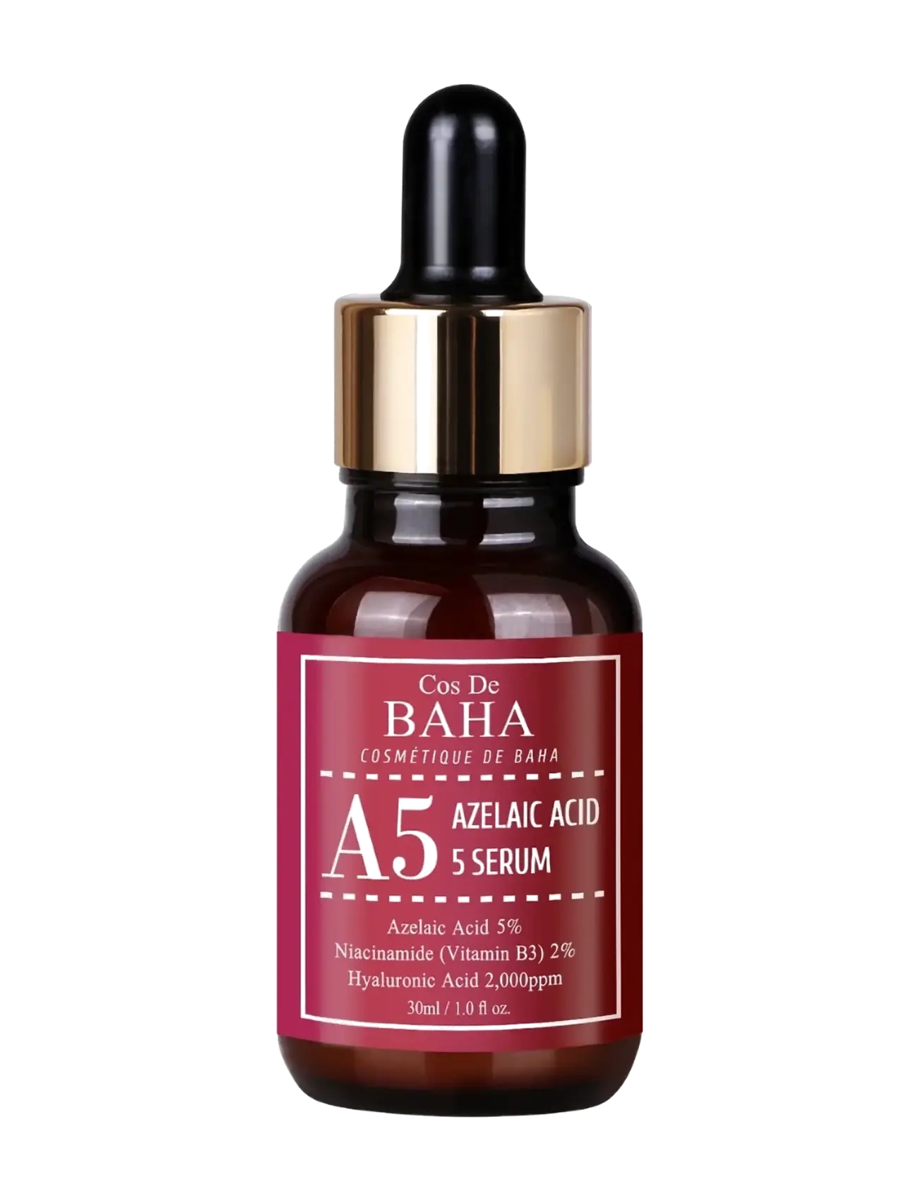 Cos de BAHA - Azelaic Acid 5% Niacinamide 2% Serum (A5) (30Ml.), Serum, Nude, Str: 30 ML
