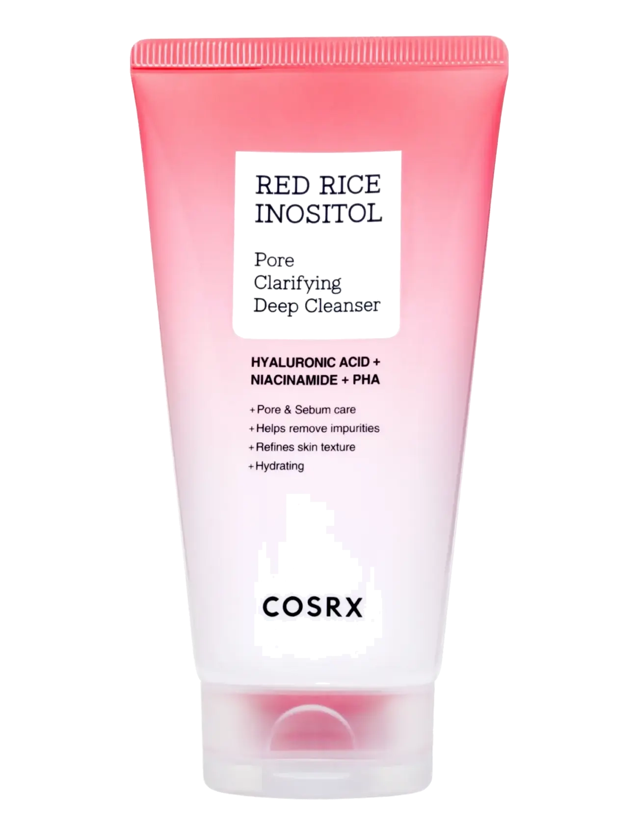 COSRX Red Rice Inositol Pore Clarifying Deep Cleanser - Näopesu - PINK / pink/rose