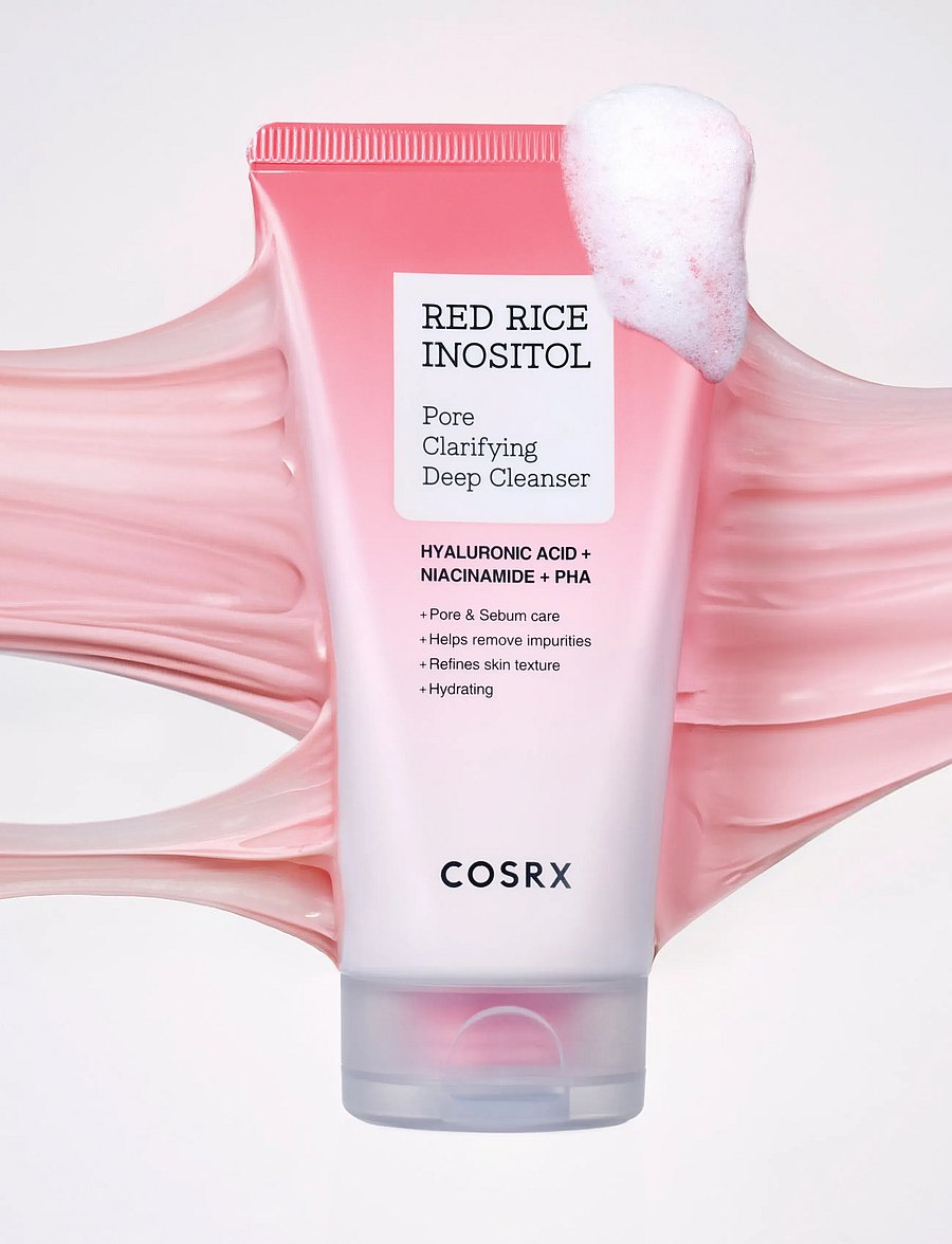 COSRX - Red Rice Inositol Pore Clarifying Deep Cleanser - pink - 0