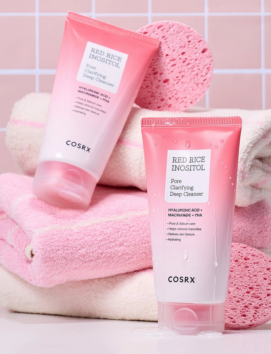 COSRX - Red Rice Inositol Pore Clarifying Deep Cleanser - pink - 3