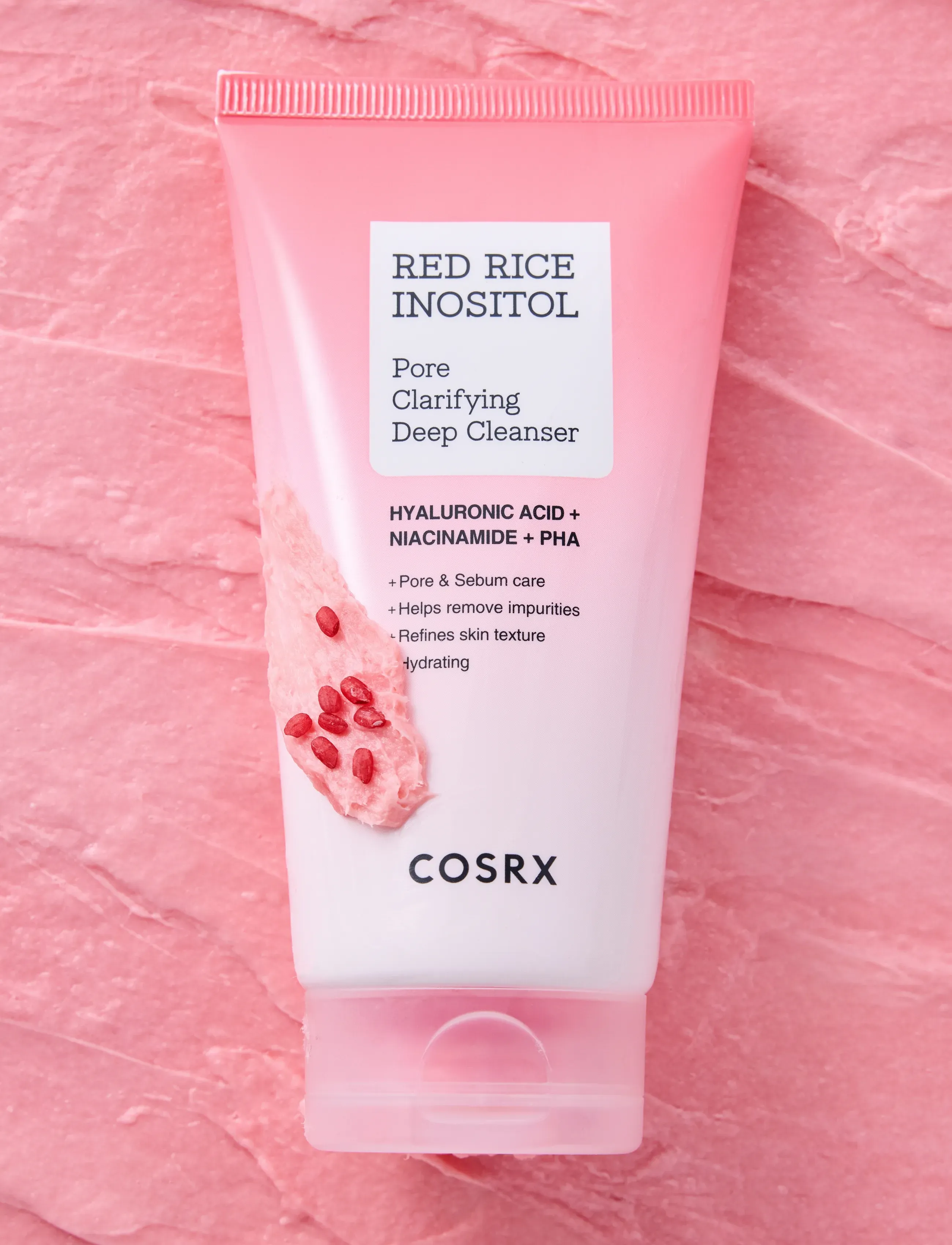 COSRX - Red Rice Inositol Pore Clarifying Deep Cleanser - pink - 4
