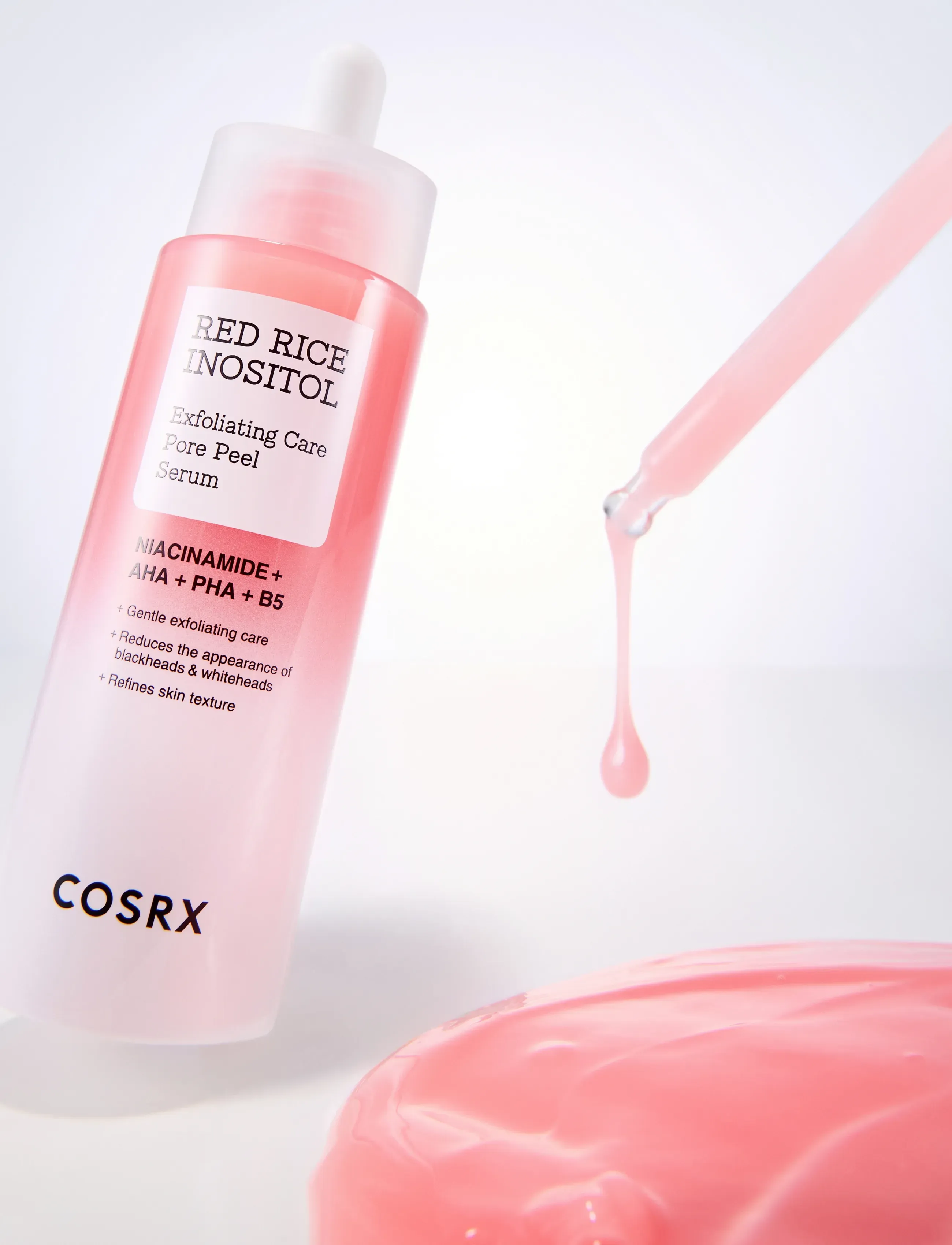COSRX - Red Rice Inositol Exfoliating Care Pore Peel Serum - serum & olier - pink - 2