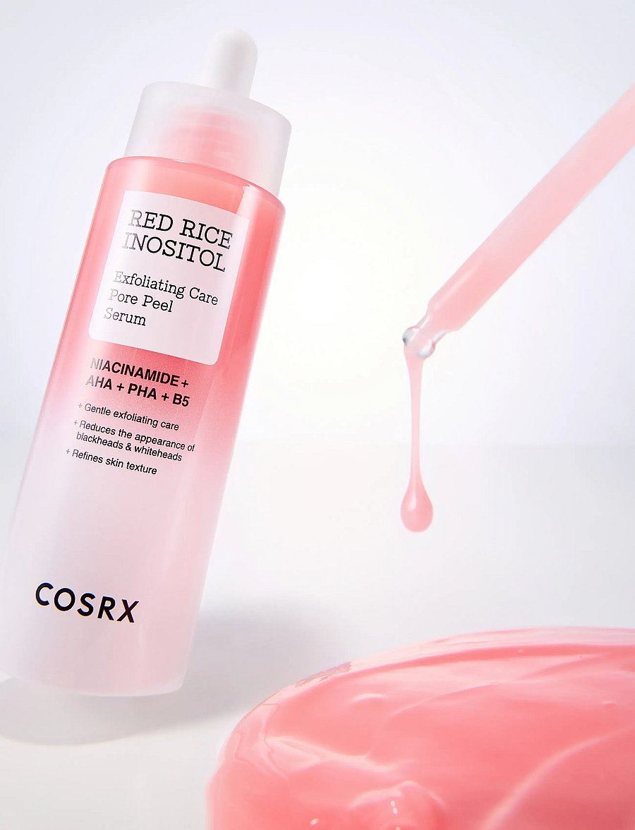 COSRX - Red Rice Inositol Exfoliating Care Pore Peel Serum - seerumid ja õlid - pink - 2