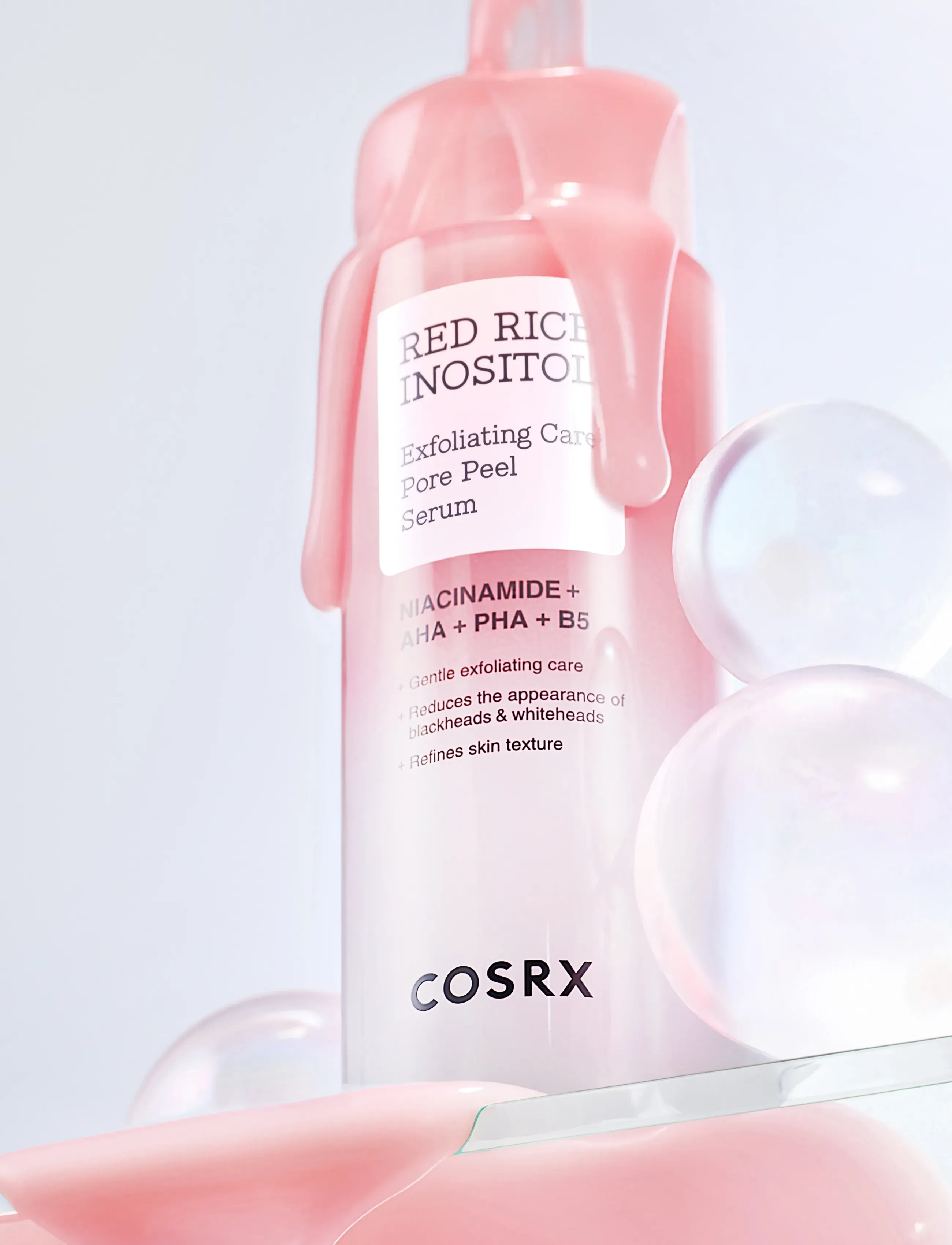 COSRX - Red Rice Inositol Exfoliating Care Pore Peel Serum - serum & olier - pink - 4