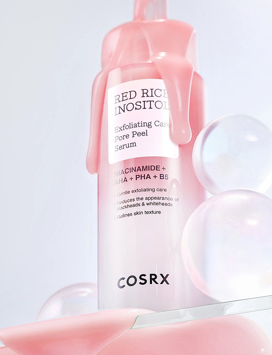 COSRX - Red Rice Inositol Exfoliating Care Pore Peel Serum - seerumid ja õlid - pink - 4