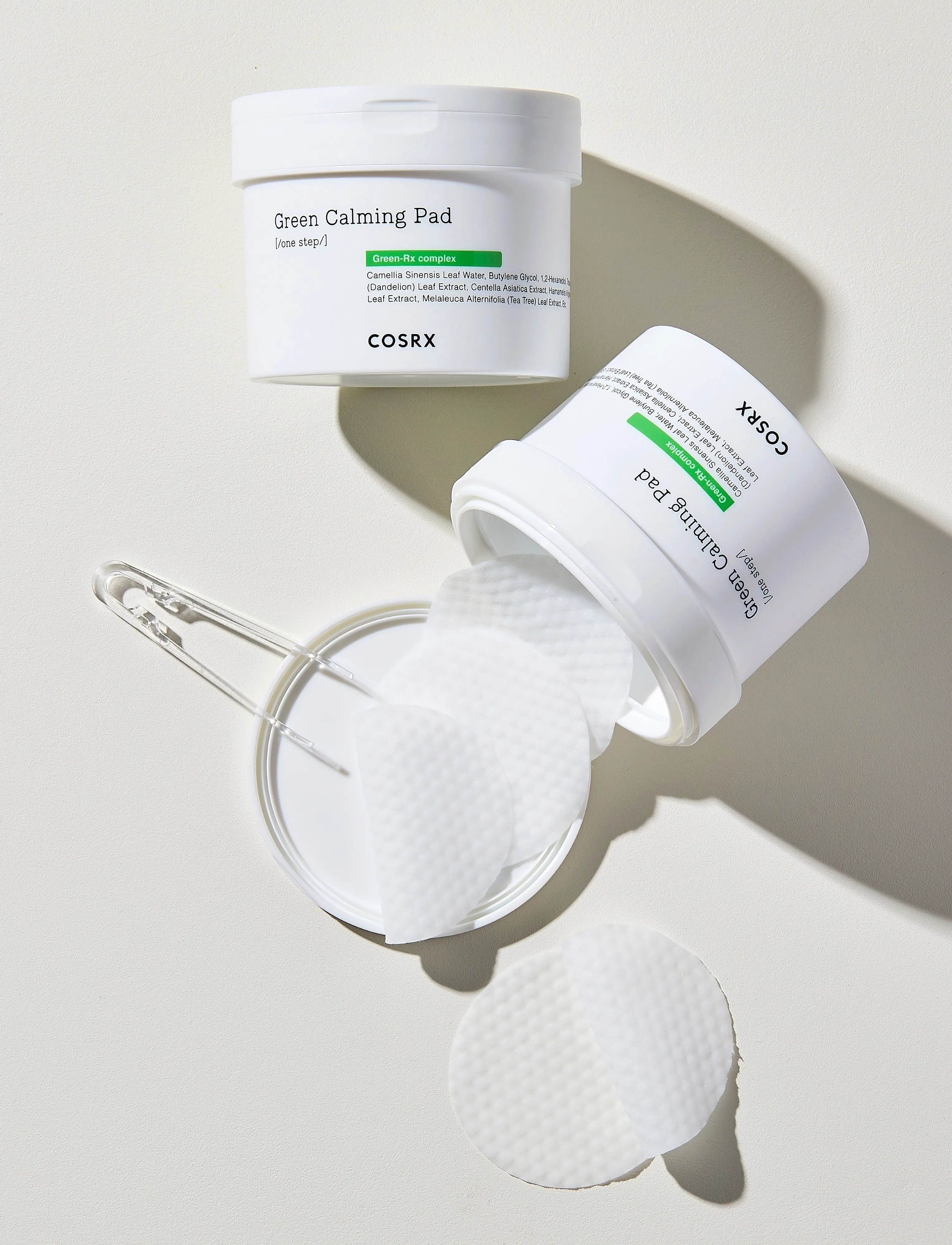 COSRX - One Step Green Hero Calming Pad - suvine nahk - white - 3